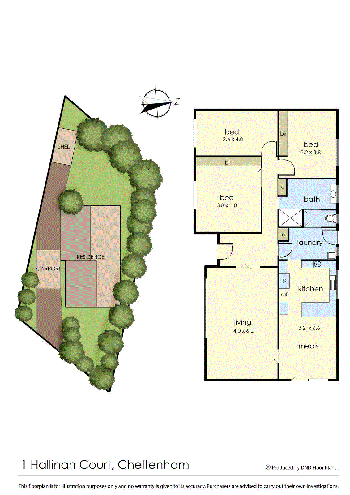 1 Hallinan Court, Cheltenham VIC 3192 - Floorplan