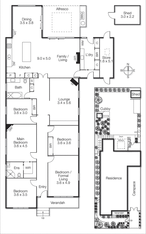 1 Highett Road, Hampton VIC 3188 - Floorplan
