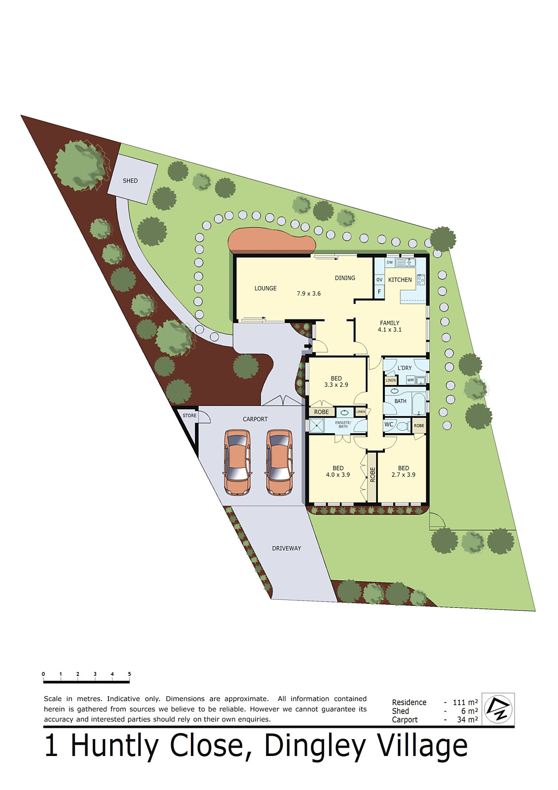 1 Huntly Close, Dingley Village VIC 3172 - Floorplan