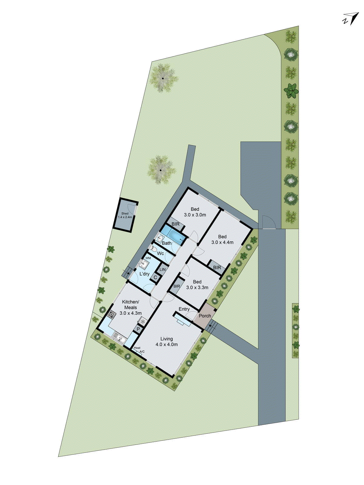 1 Indiana Avenue, Corio VIC 3214 - Floorplan