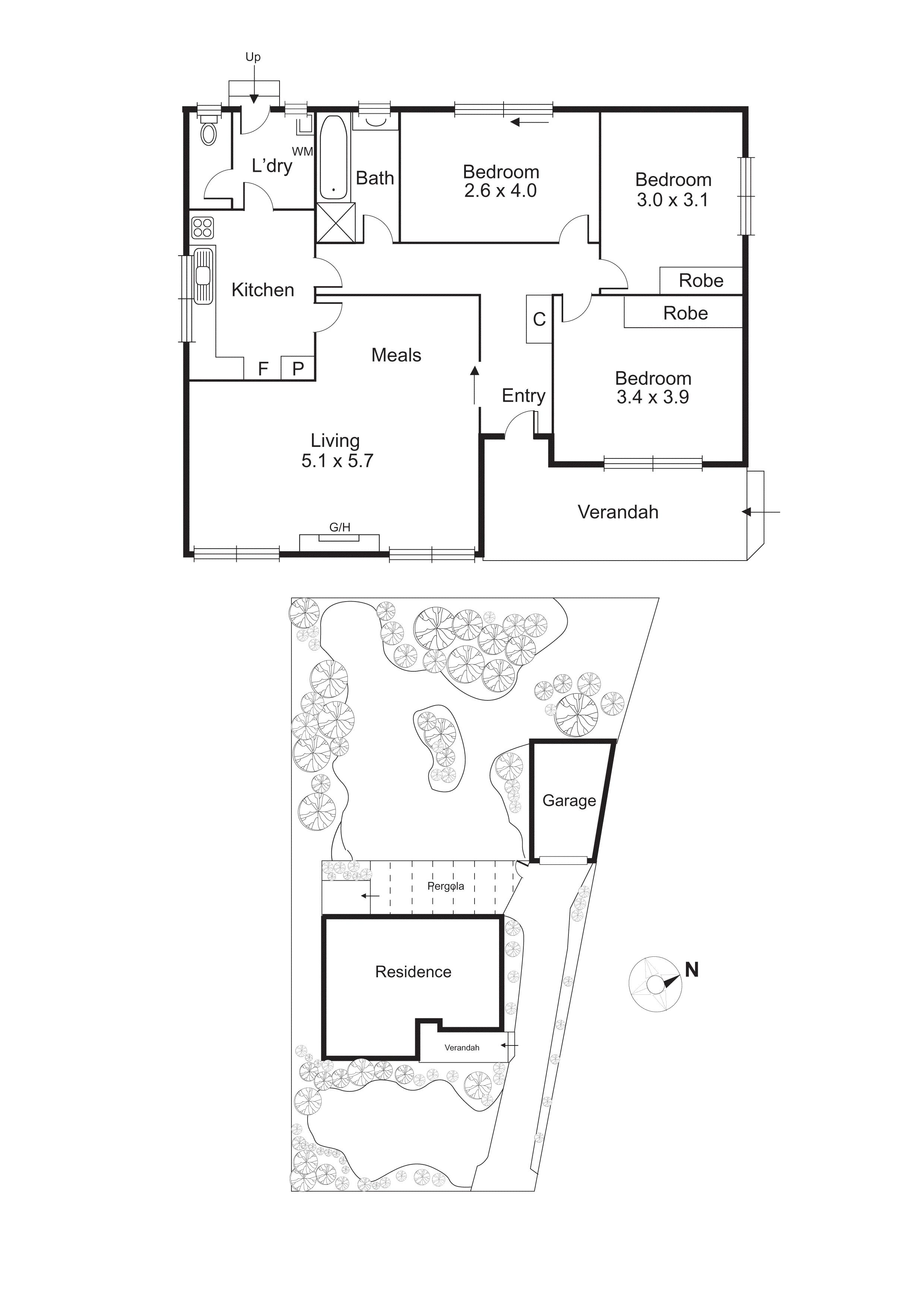 1 Irving Court, Cheltenham VIC 3192 - Floorplan