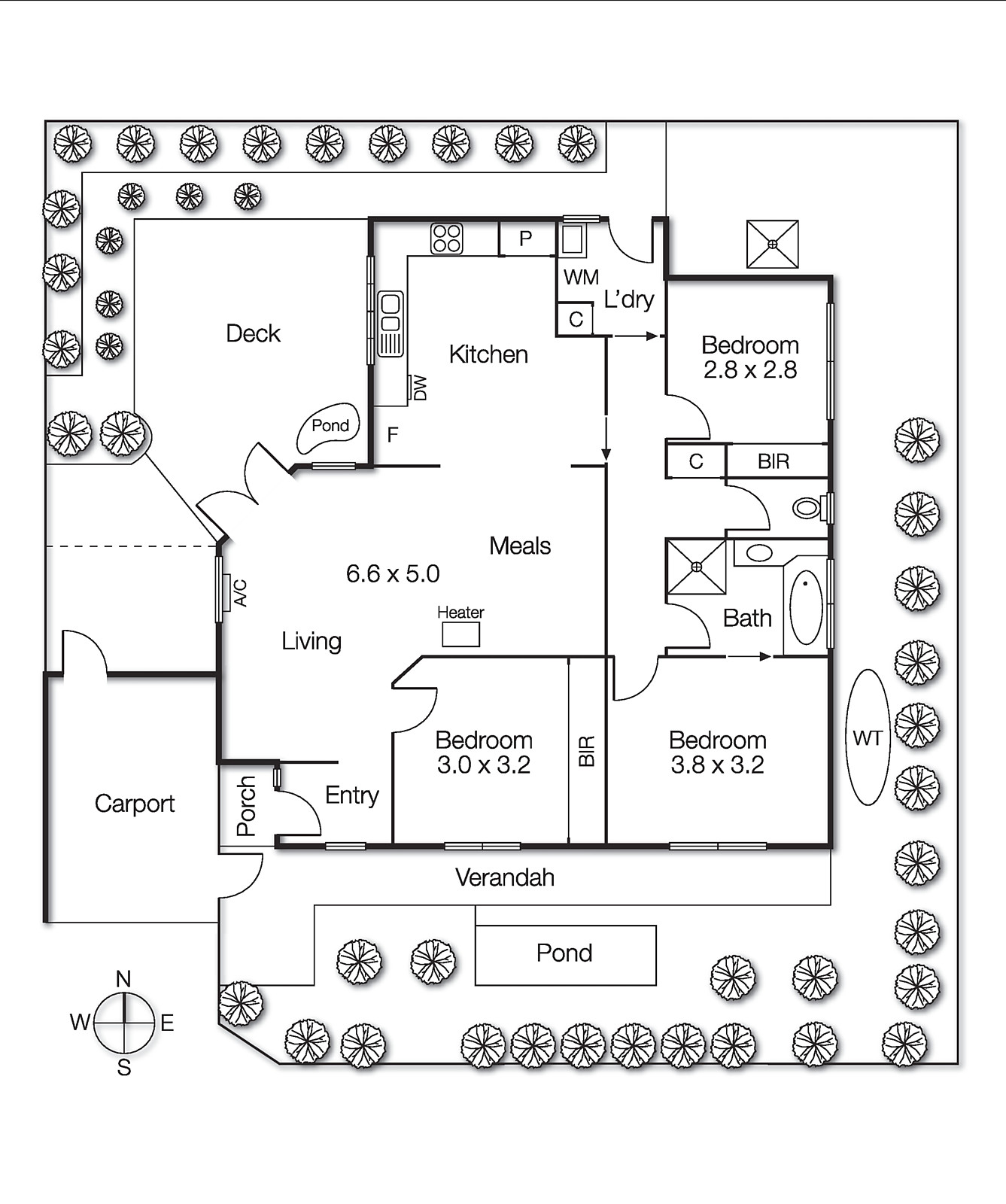 1 Ivison Way, Hampton VIC 3188 - Floorplan