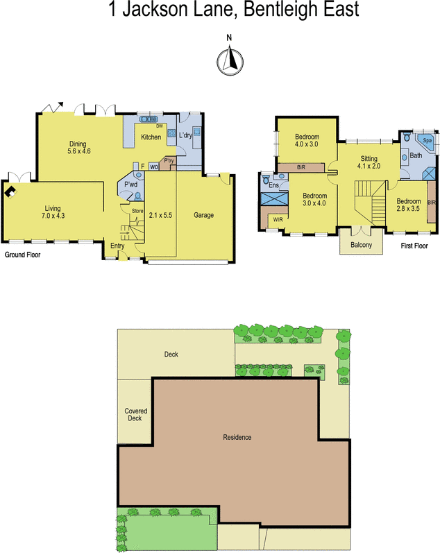 1 Jackson Lane, Bentleigh East VIC 3165 - Floorplan