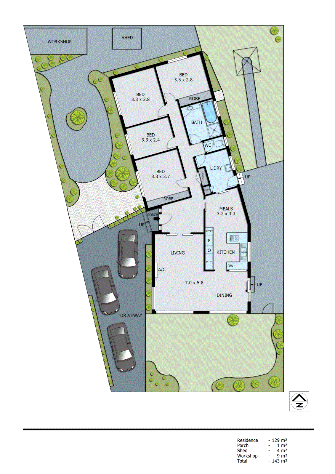 1 Jane Court, Dingley Village VIC 3172 - Floorplan