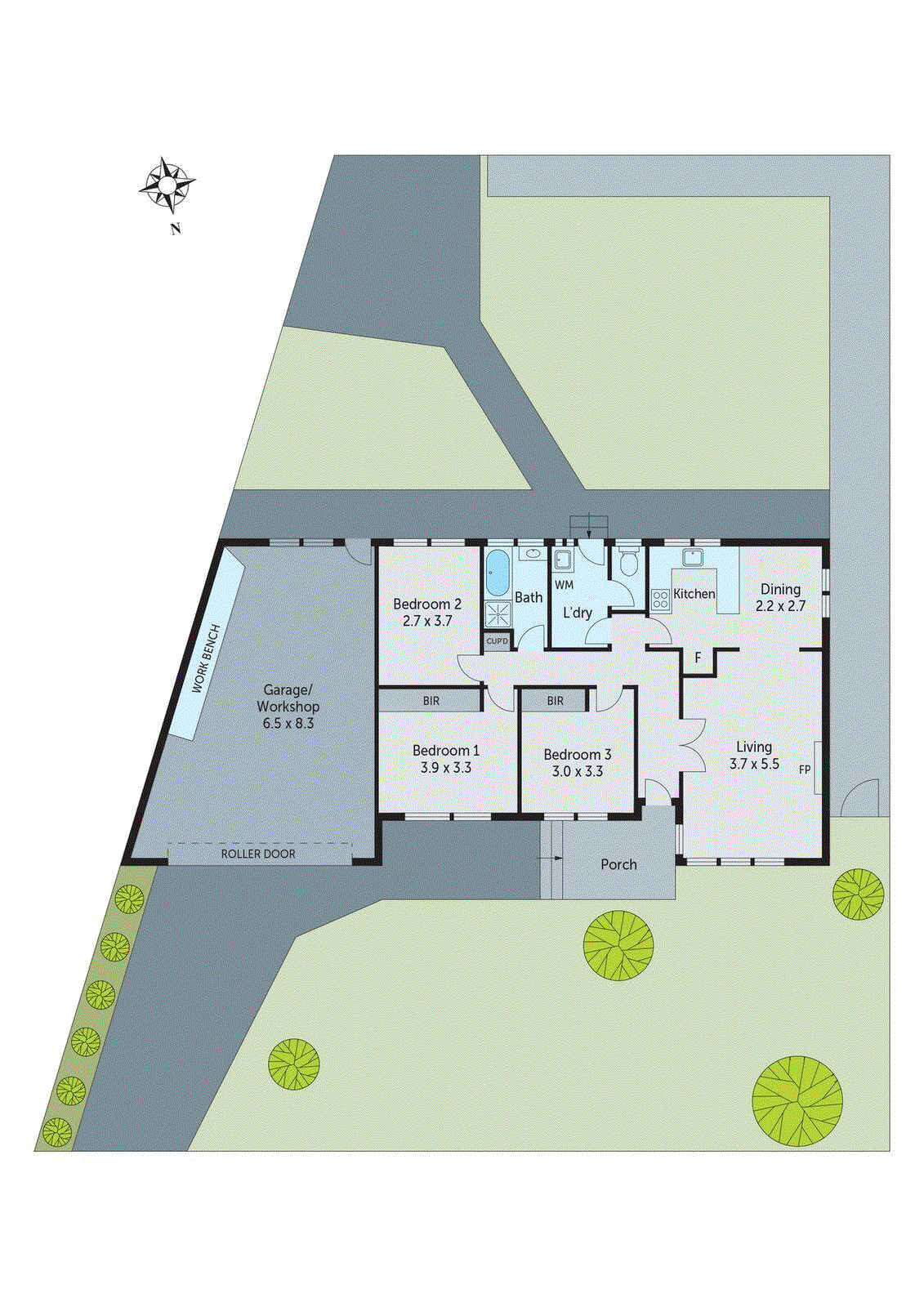 1 Janine Court, Newcomb VIC 3219 - Floorplan