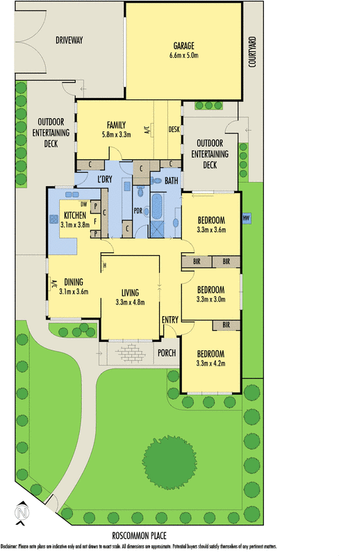 1 Kells Avenue, Herne Hill VIC 3218 - Floorplan