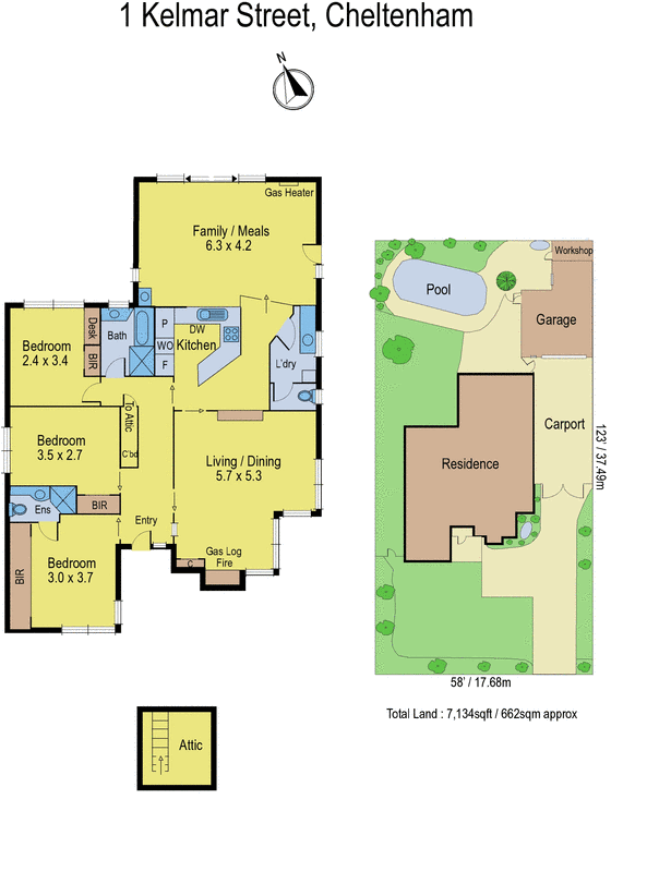 1 Kelmar Street, Cheltenham VIC 3192 - Floorplan