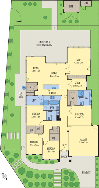 1 Kernot Street, Bannockburn VIC 3331 - Floorplan