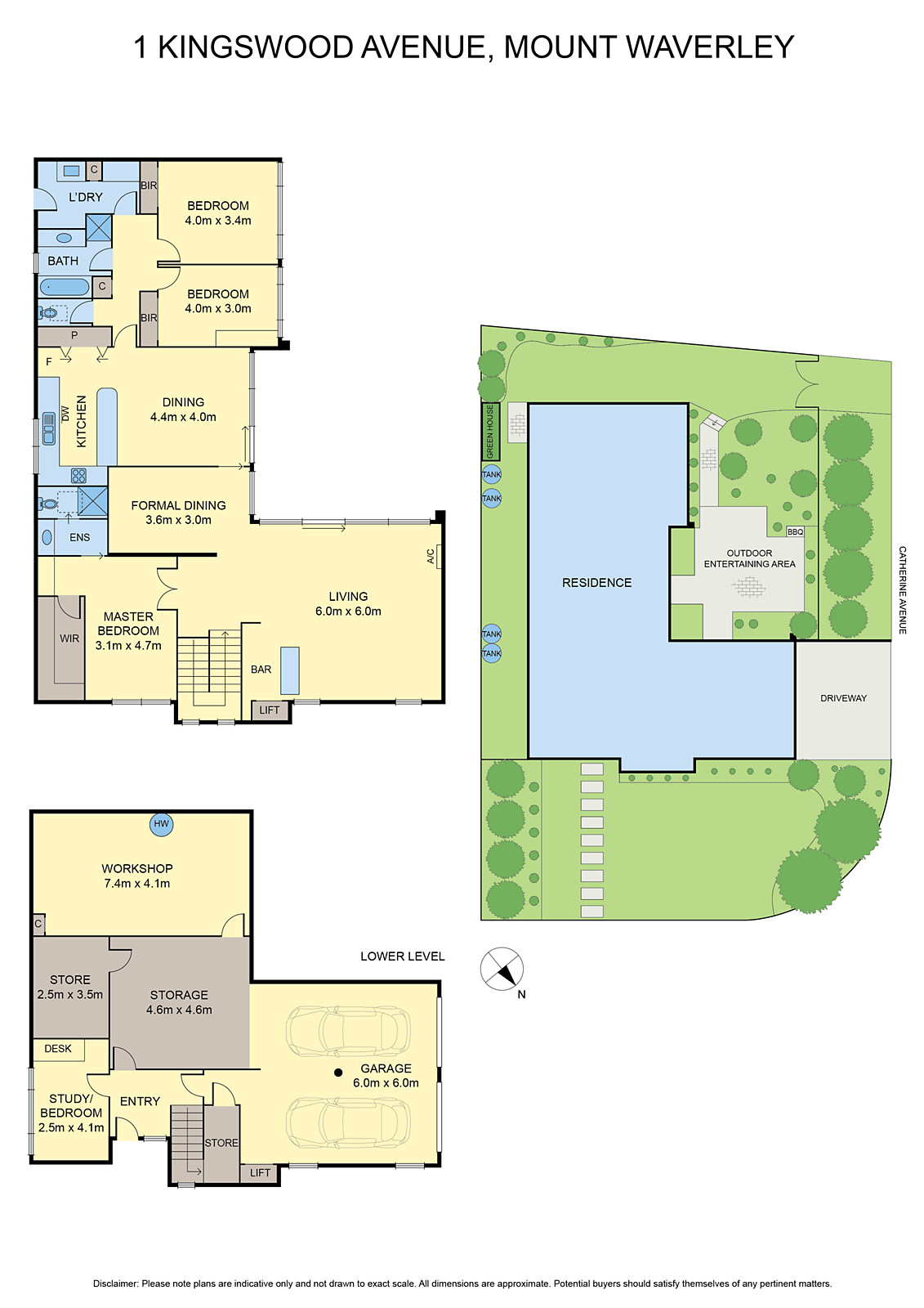 1 Kingswood Avenue, Mount Waverley VIC 3149 - Floorplan