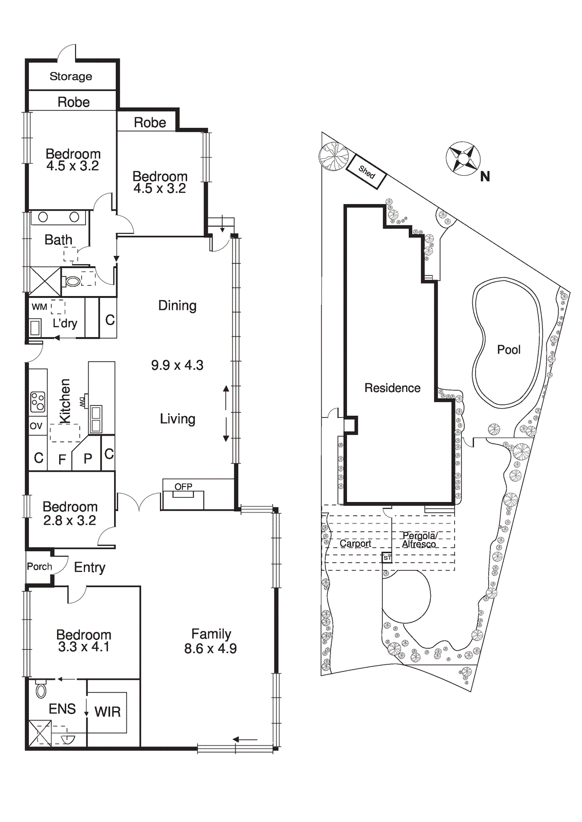 1 Konrad Street, Bentleigh East VIC 3165 - Floorplan