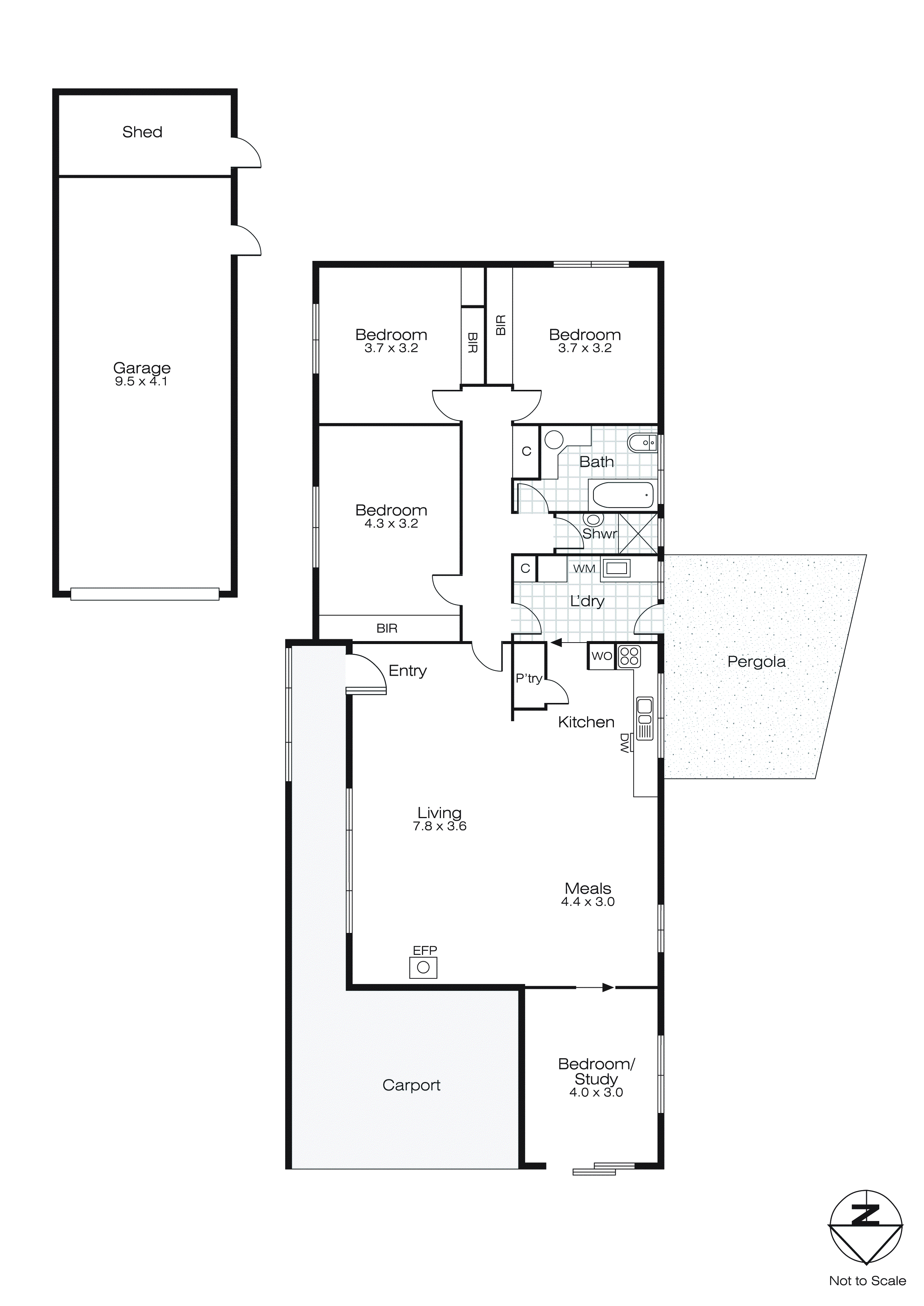 1 Langstaffe Drive, Wendouree VIC 3355 - Floorplan