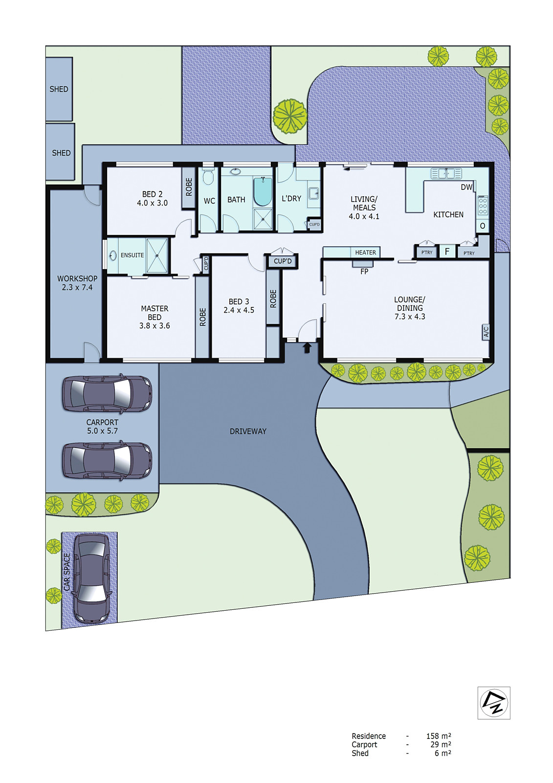 1 Lord Avenue, Dingley Village VIC 3172 - Floorplan