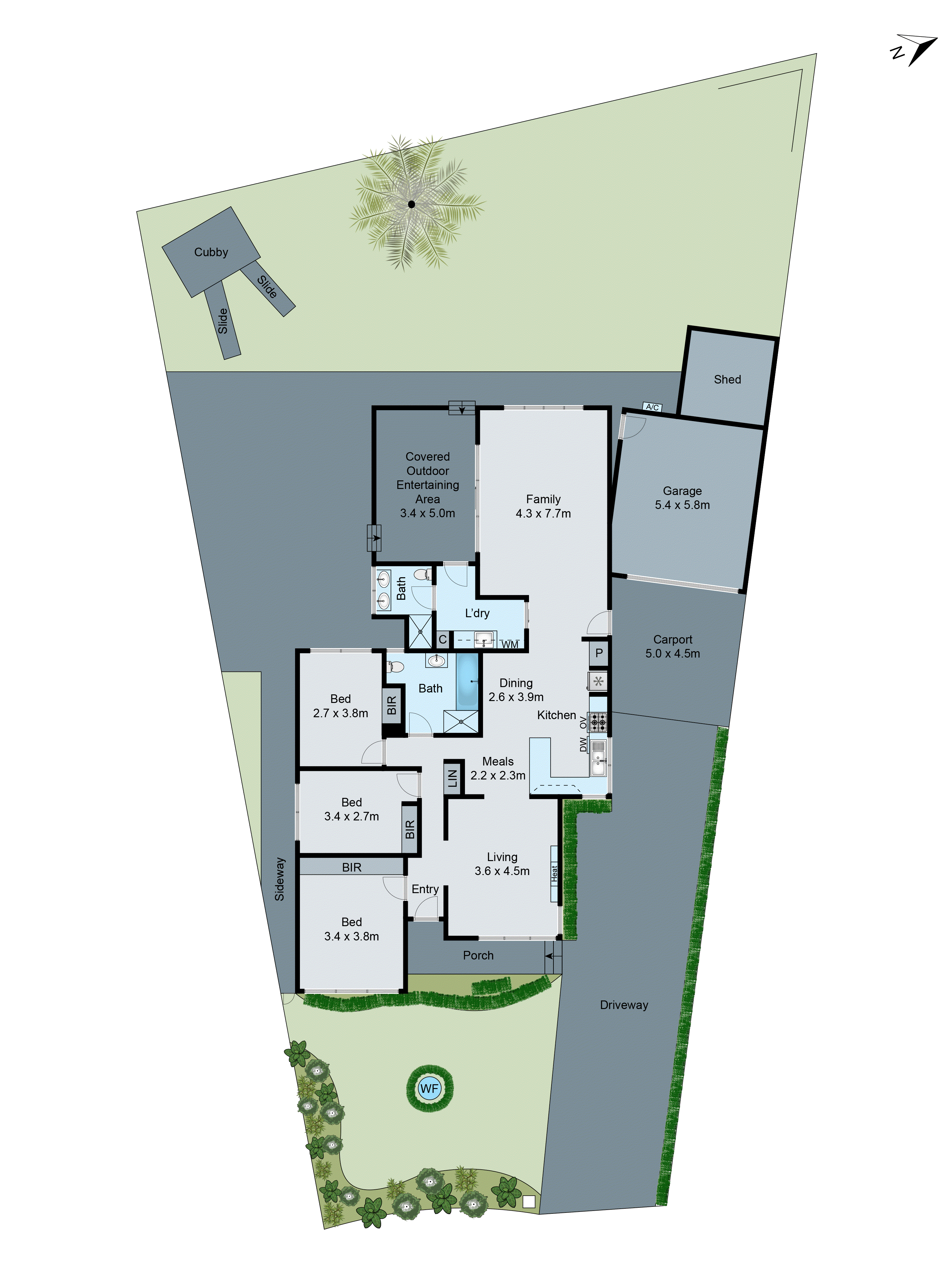 1 Lynette Court, Mulgrave VIC 3170 - Floorplan