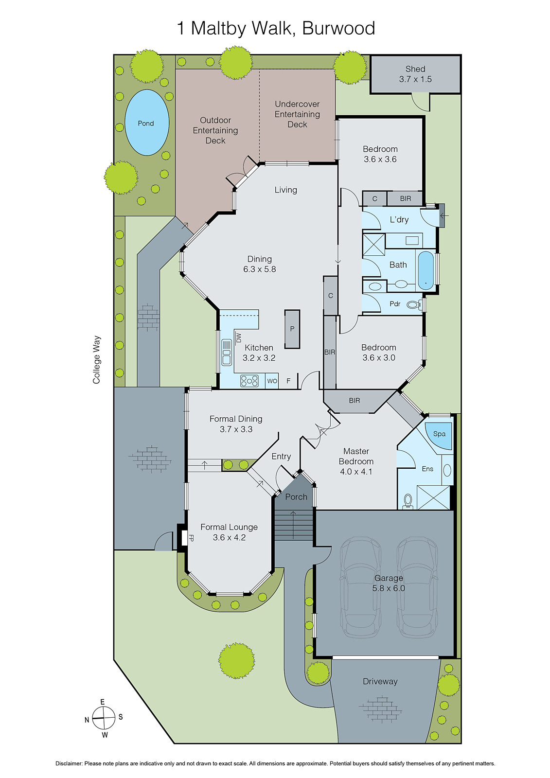 1 Maltby Walk, Burwood VIC 3125 - Floorplan