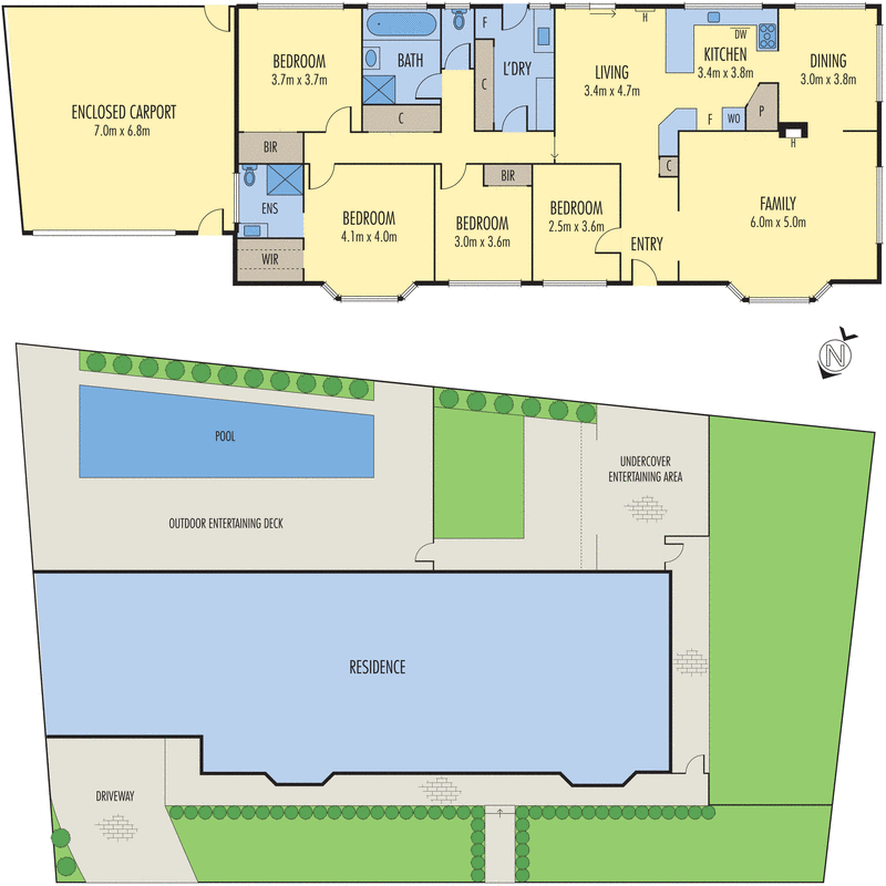 1 Marlee Court, Grovedale VIC 3216 - Floorplan