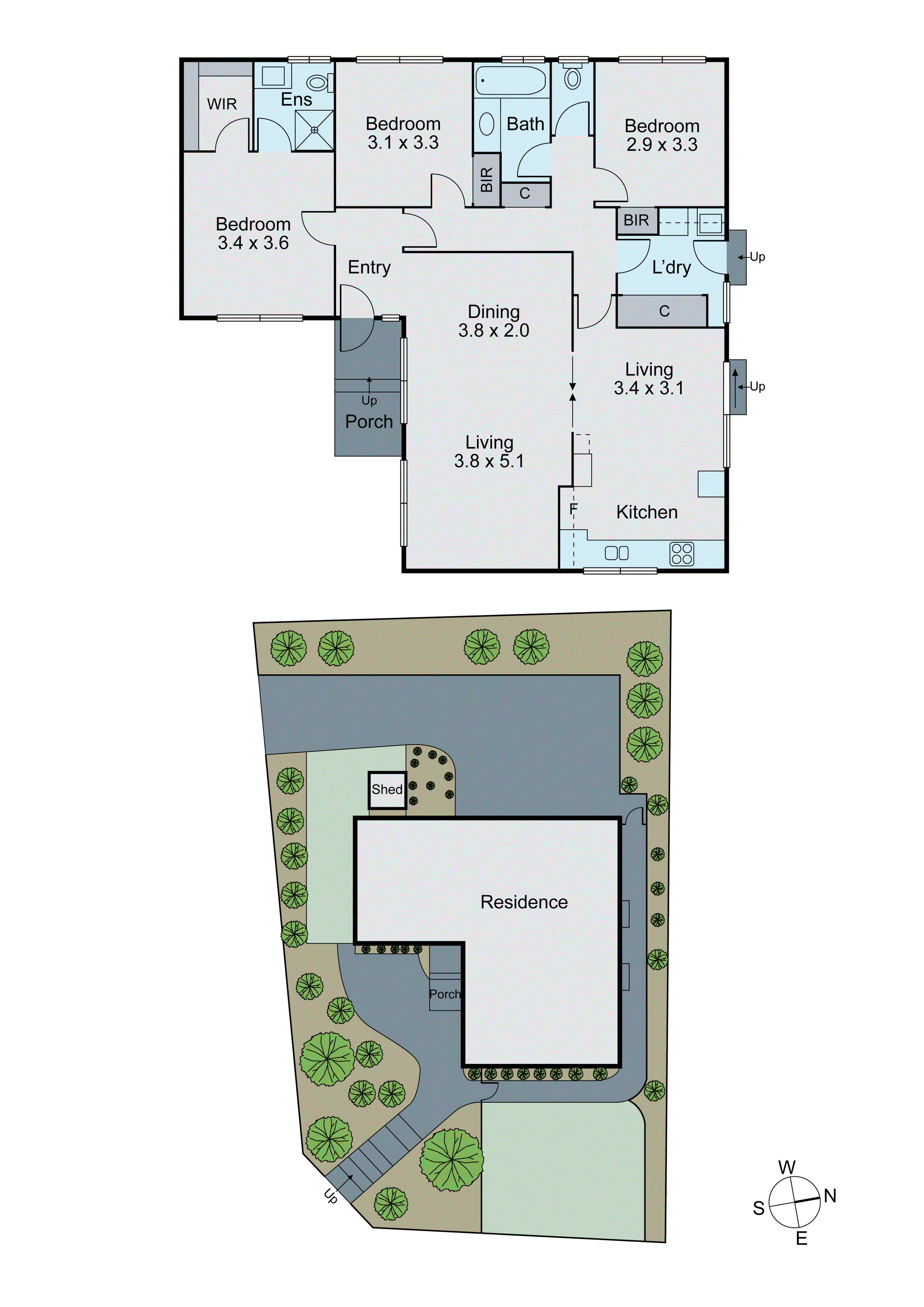 1 Meadows Court, Chadstone VIC 3148 - Floorplan