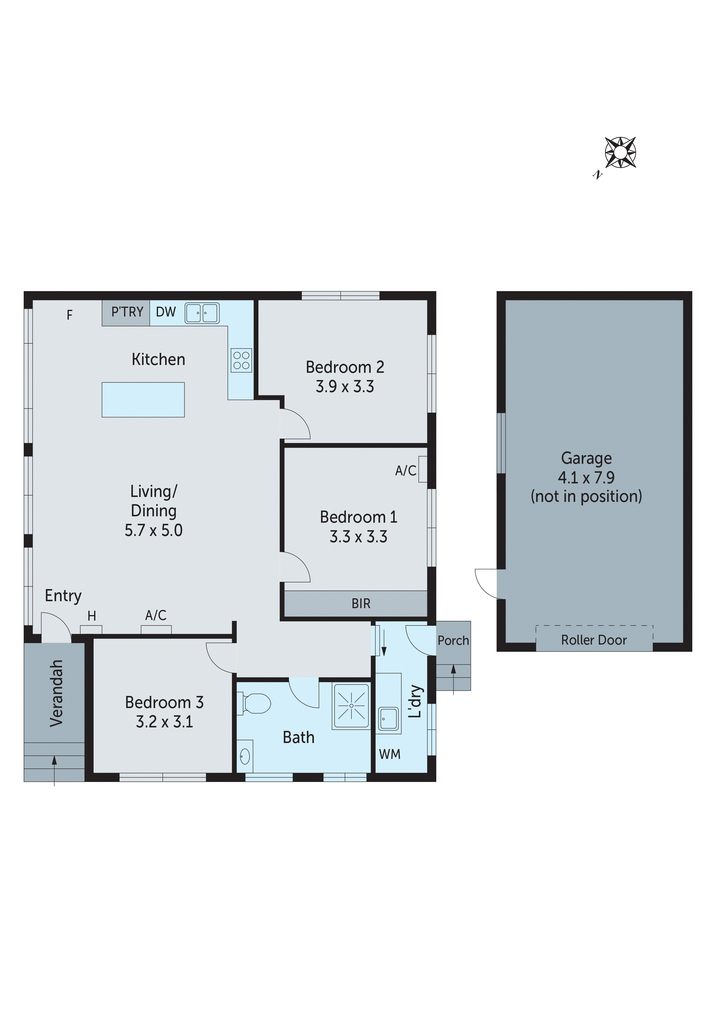 1 Montana Court, Corio VIC 3214 - Floorplan
