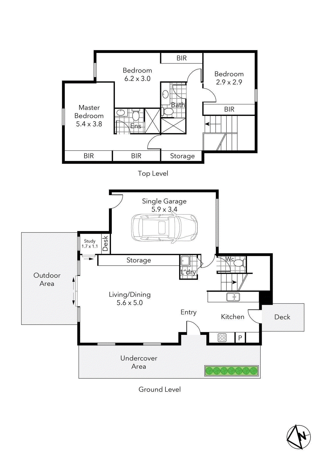 1 Monteith Place, Ballarat Central VIC 3350 - Floorplan