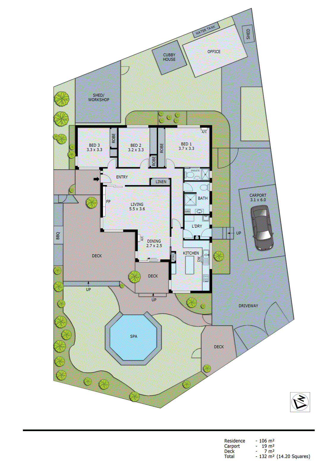 1 Mungari Street, Dingley Village VIC 3172 - Floorplan