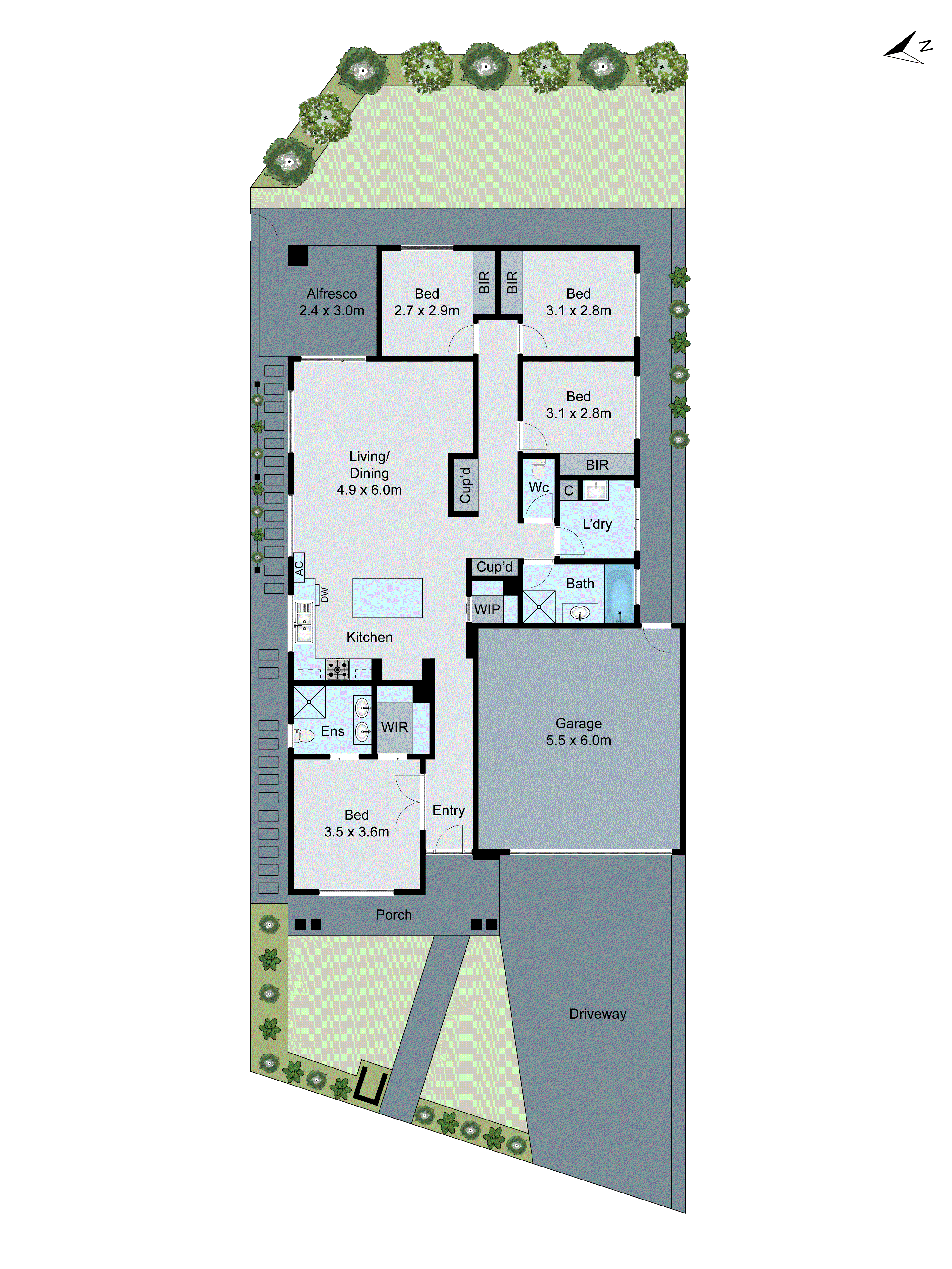 1 Murchison Court, Herne Hill VIC 3218 - Floorplan