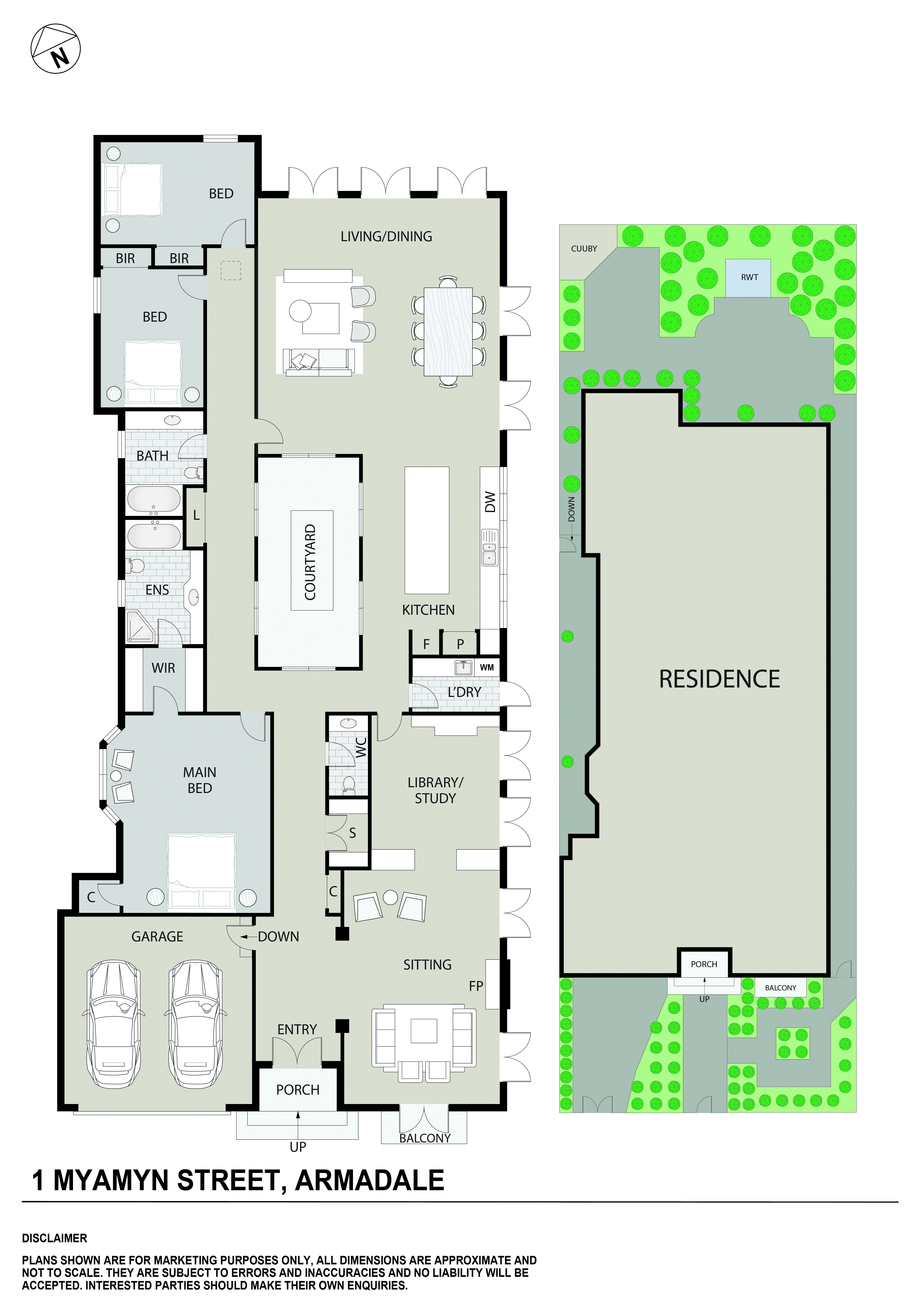 1 Myamyn Street, Armadale VIC 3143 - Floorplan