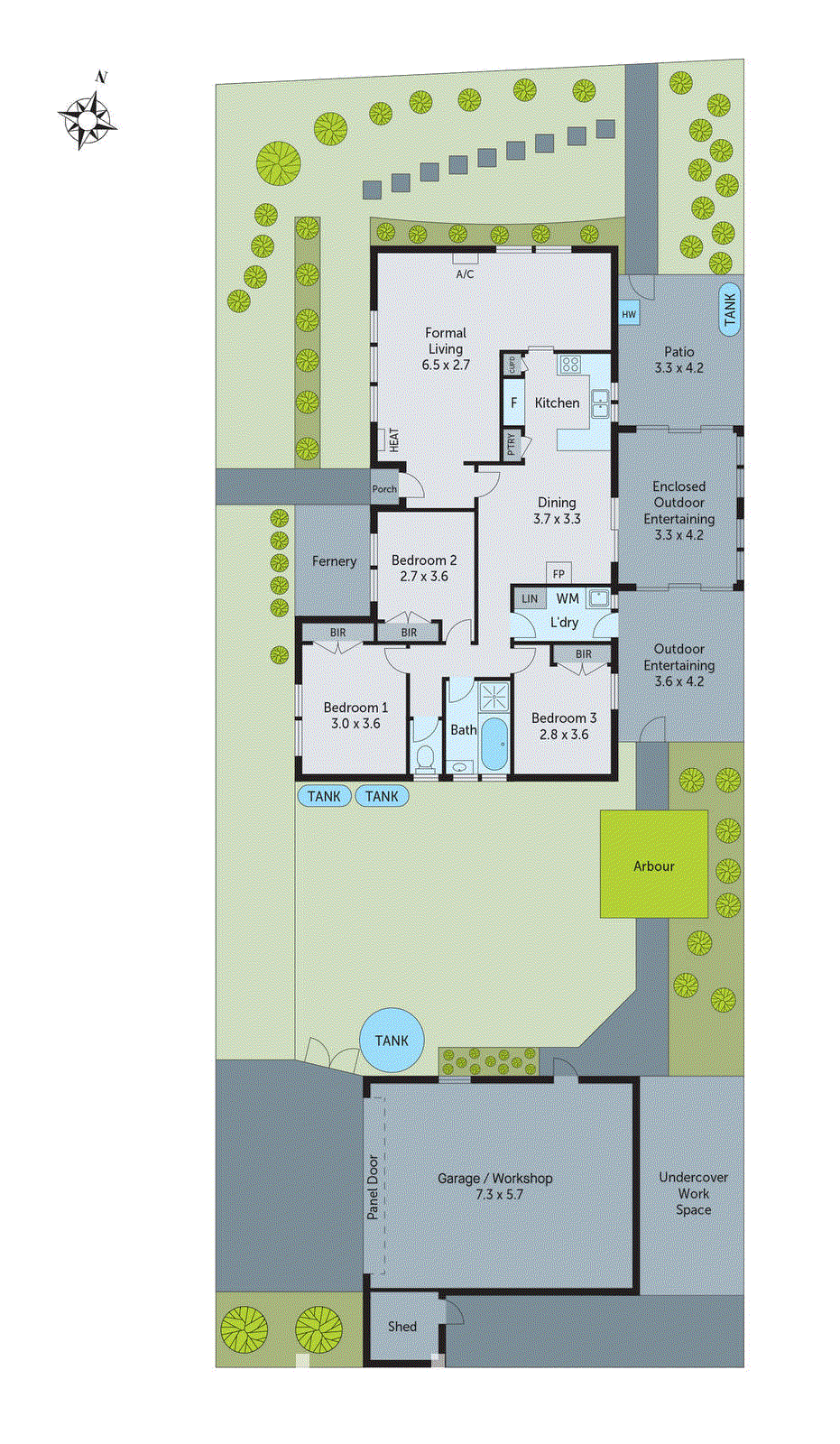 1 Nada Close, St Albans Park VIC 3219 - Floorplan