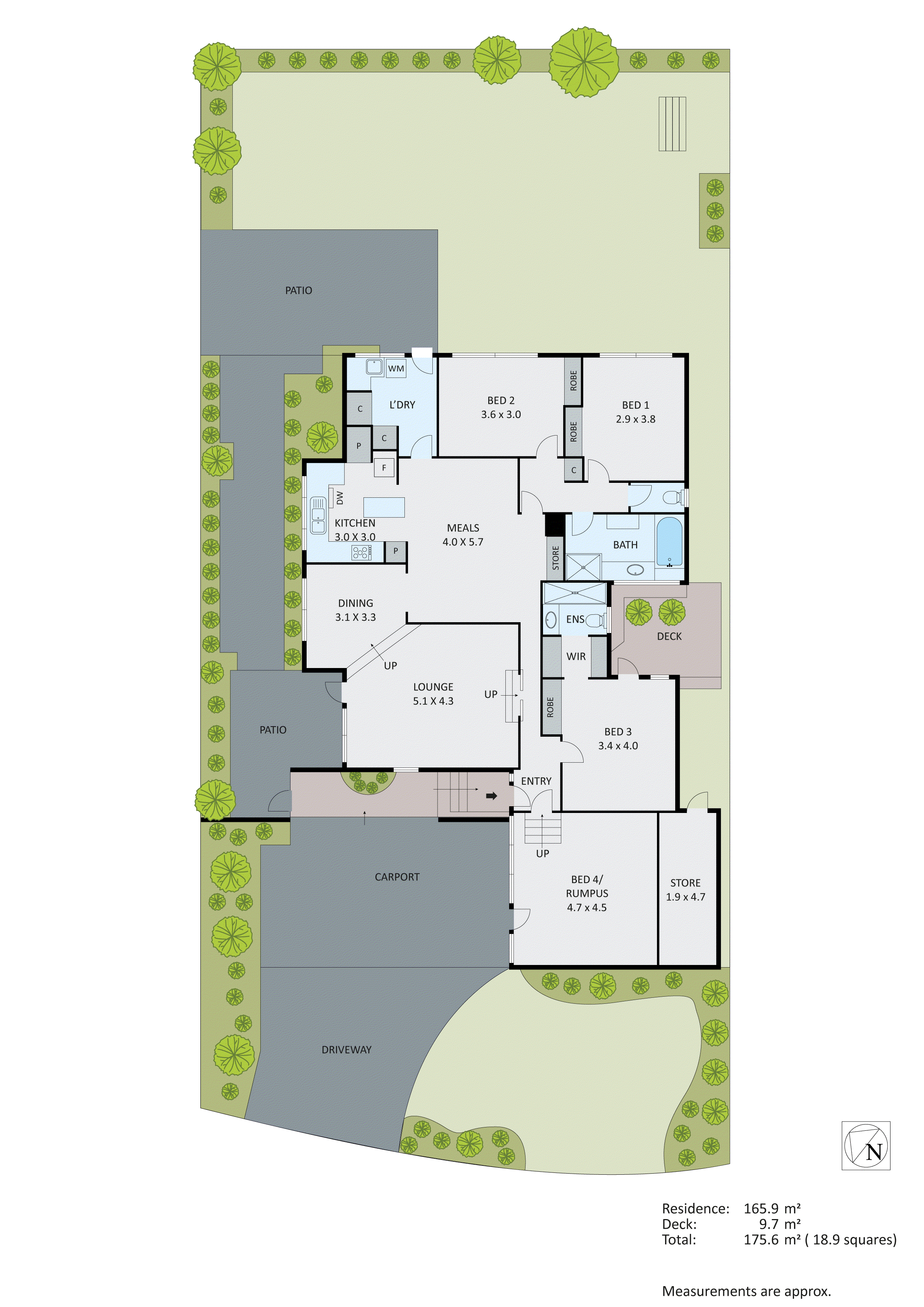 1 Nambrok Close, Dingley Village VIC 3172 - Floorplan