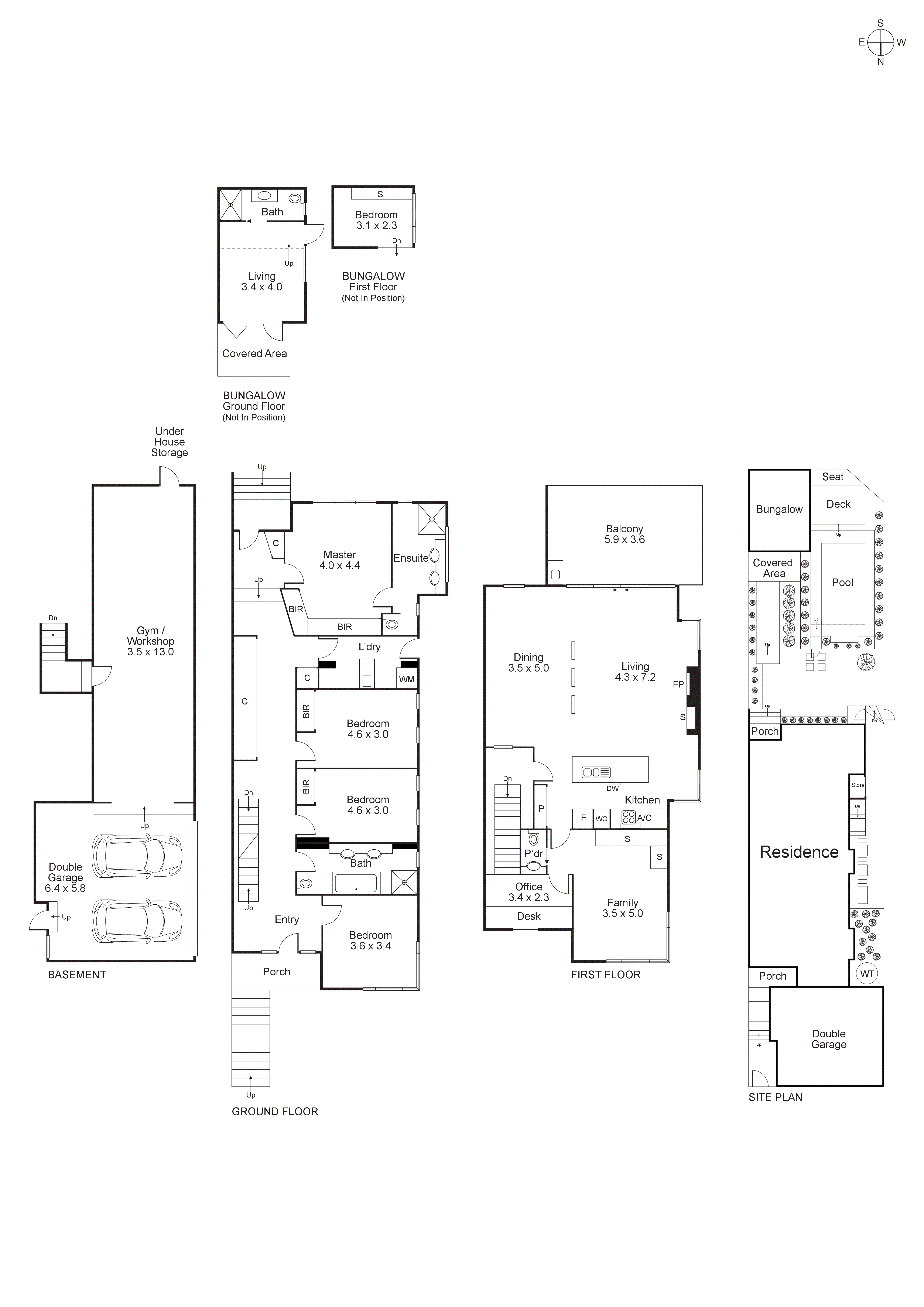 1 Newlands Lane, Beaumaris VIC 3193 - Floorplan