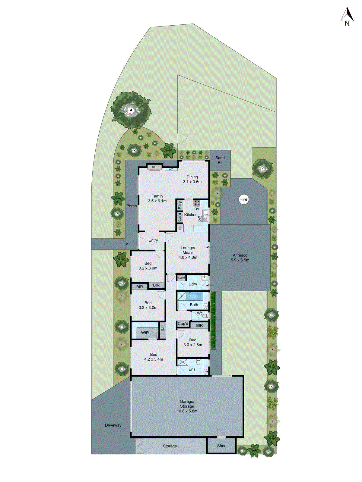 1 Newry Close, Wantirna South VIC 3152 - Floorplan