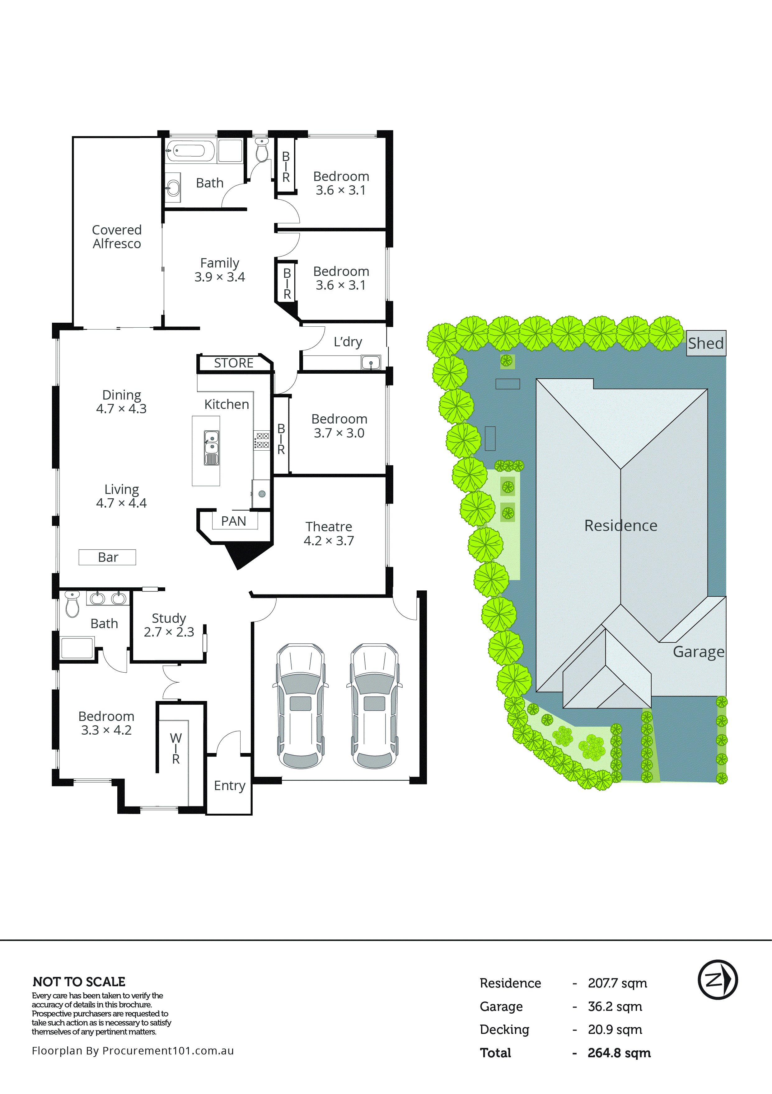 1 Newstead Street, Keysborough VIC 3173 - Floorplan