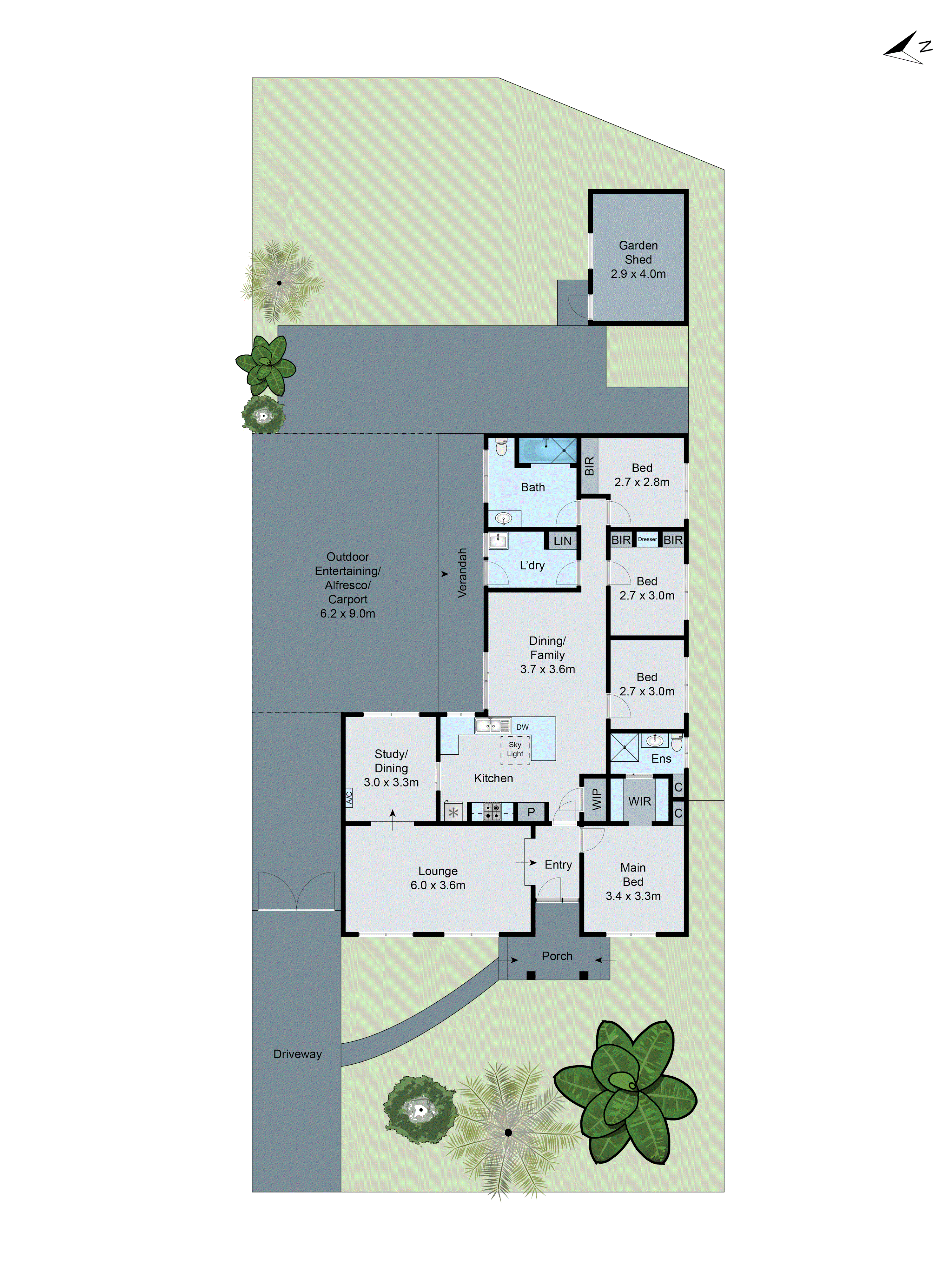 1 Norfolk Avenue, Grovedale VIC 3216 - Floorplan