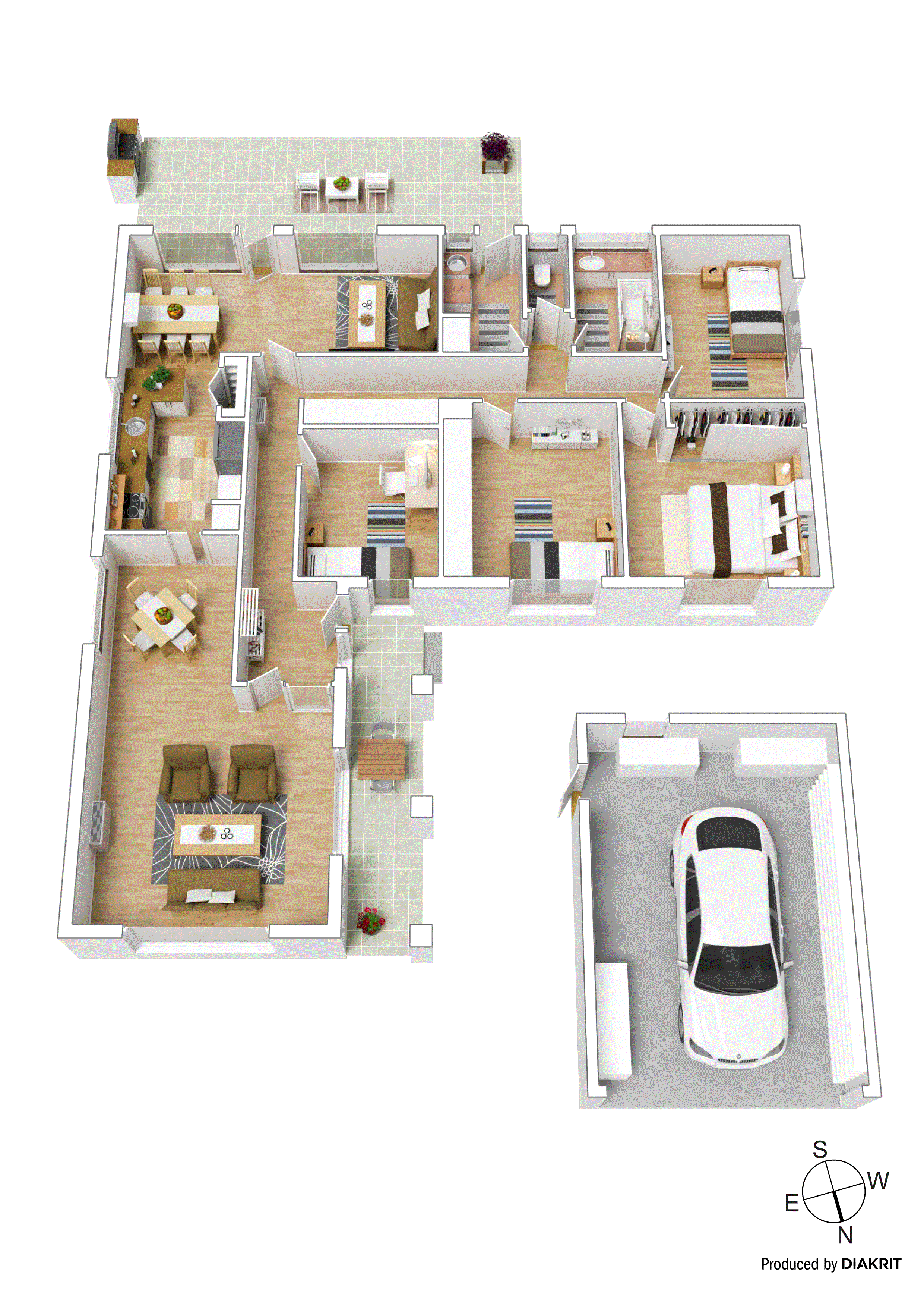 1 Norval Court, Wheelers Hill VIC 3150 - Floorplan