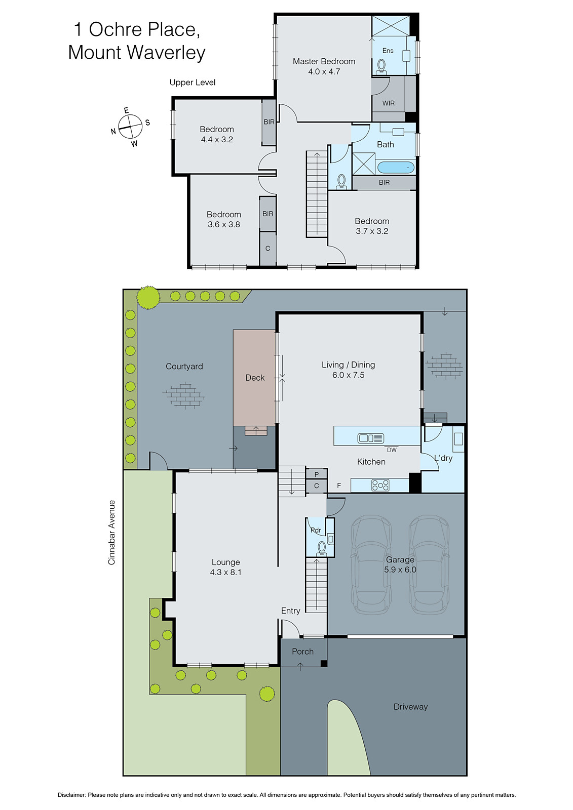 1 Ochre Place, Mount Waverley VIC 3149 - Floorplan