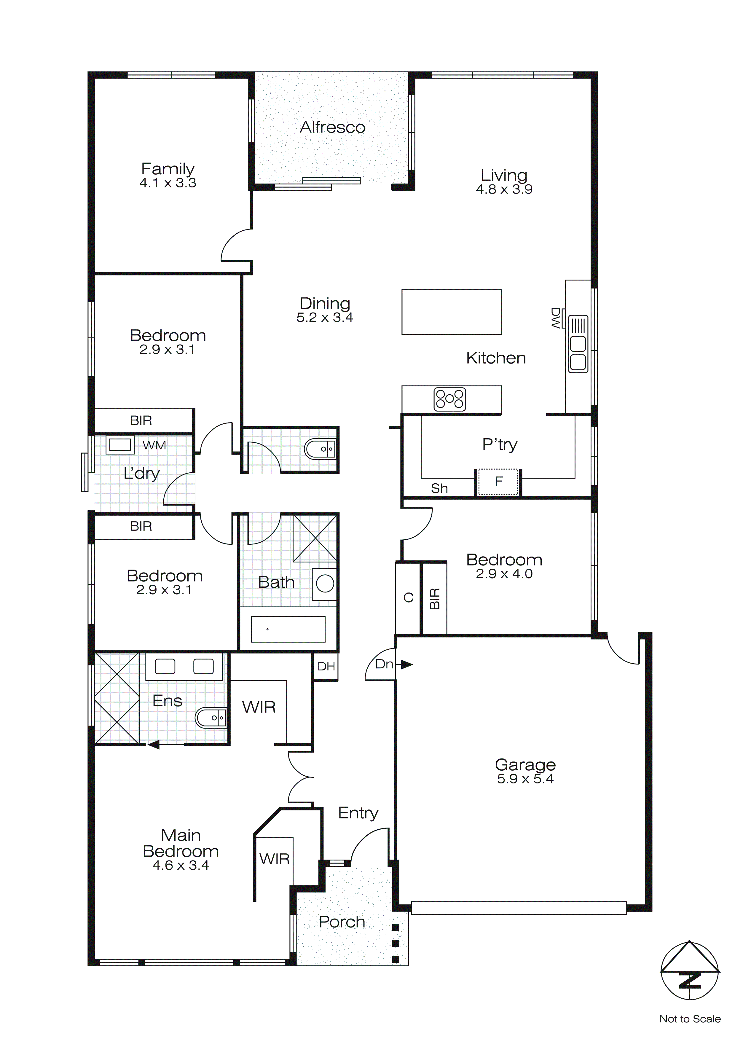 1 Orkney Court, Ballarat North VIC 3350 - Floorplan