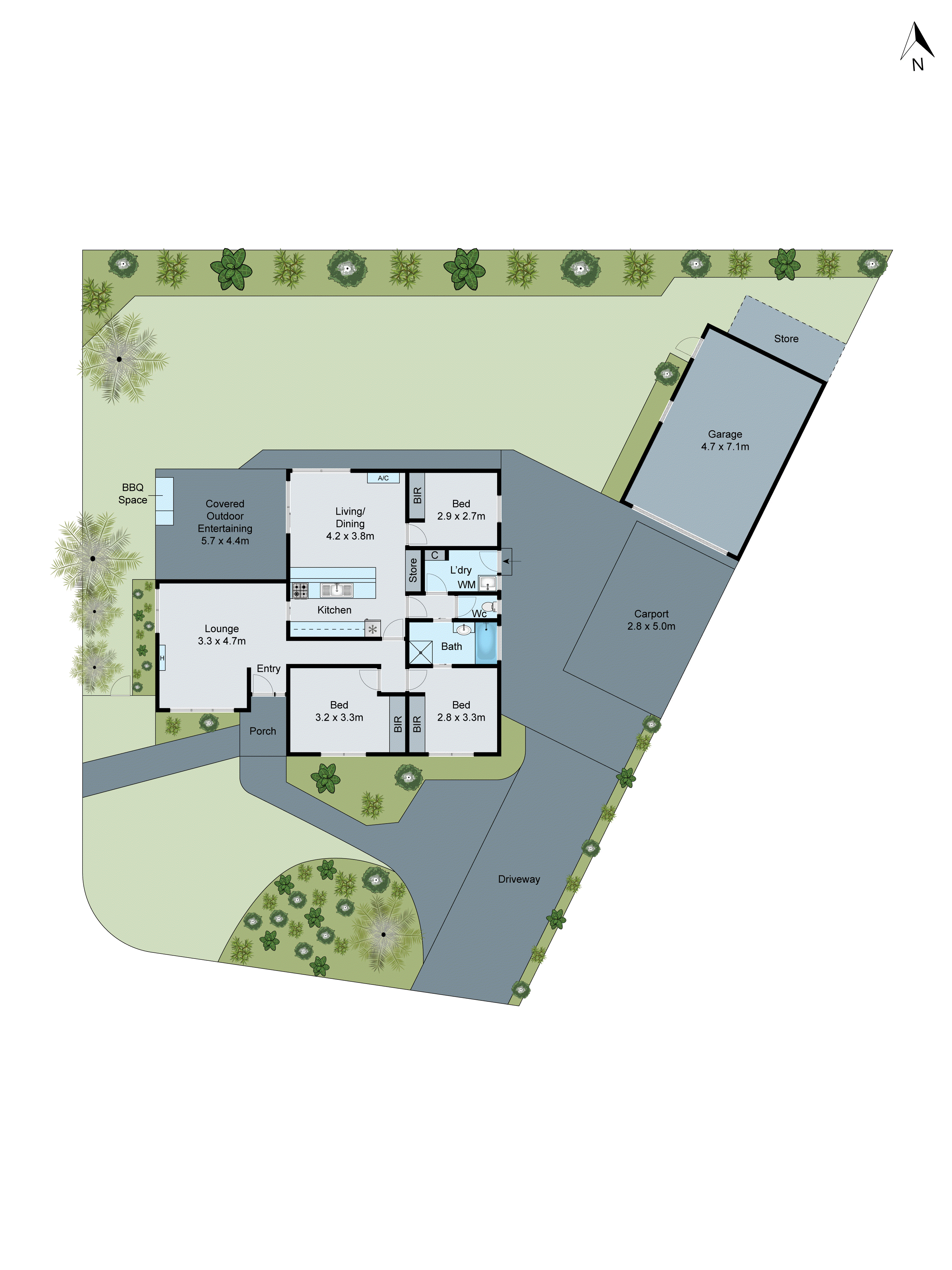 1 Palamino Court, Belmont VIC 3216 - Floorplan