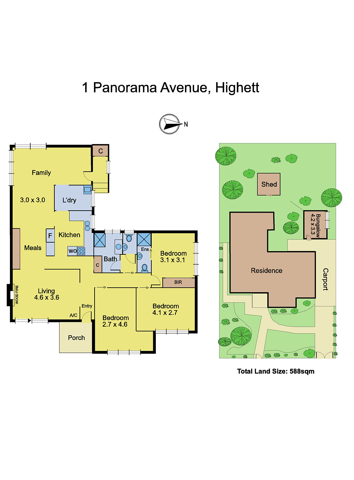 1 Panorama Avenue, Highett VIC 3190 - Floorplan