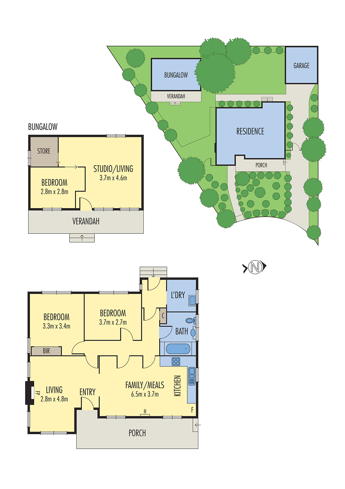 1 Paringa Court, Chadstone VIC 3148 - Floorplan