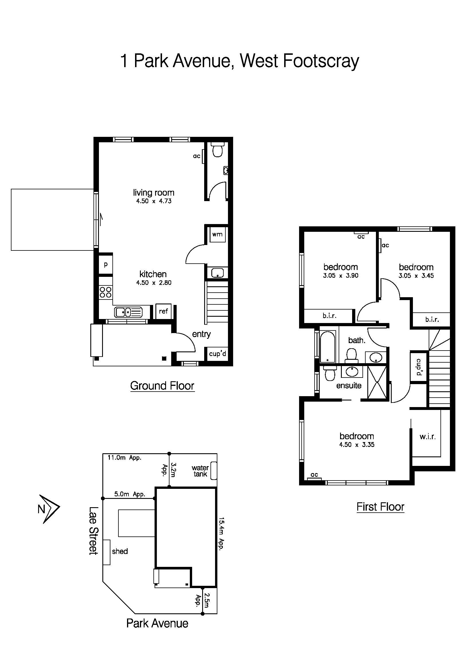 1 Park Avenue, WEST FOOTSCRAY VIC 3012 - Floorplan