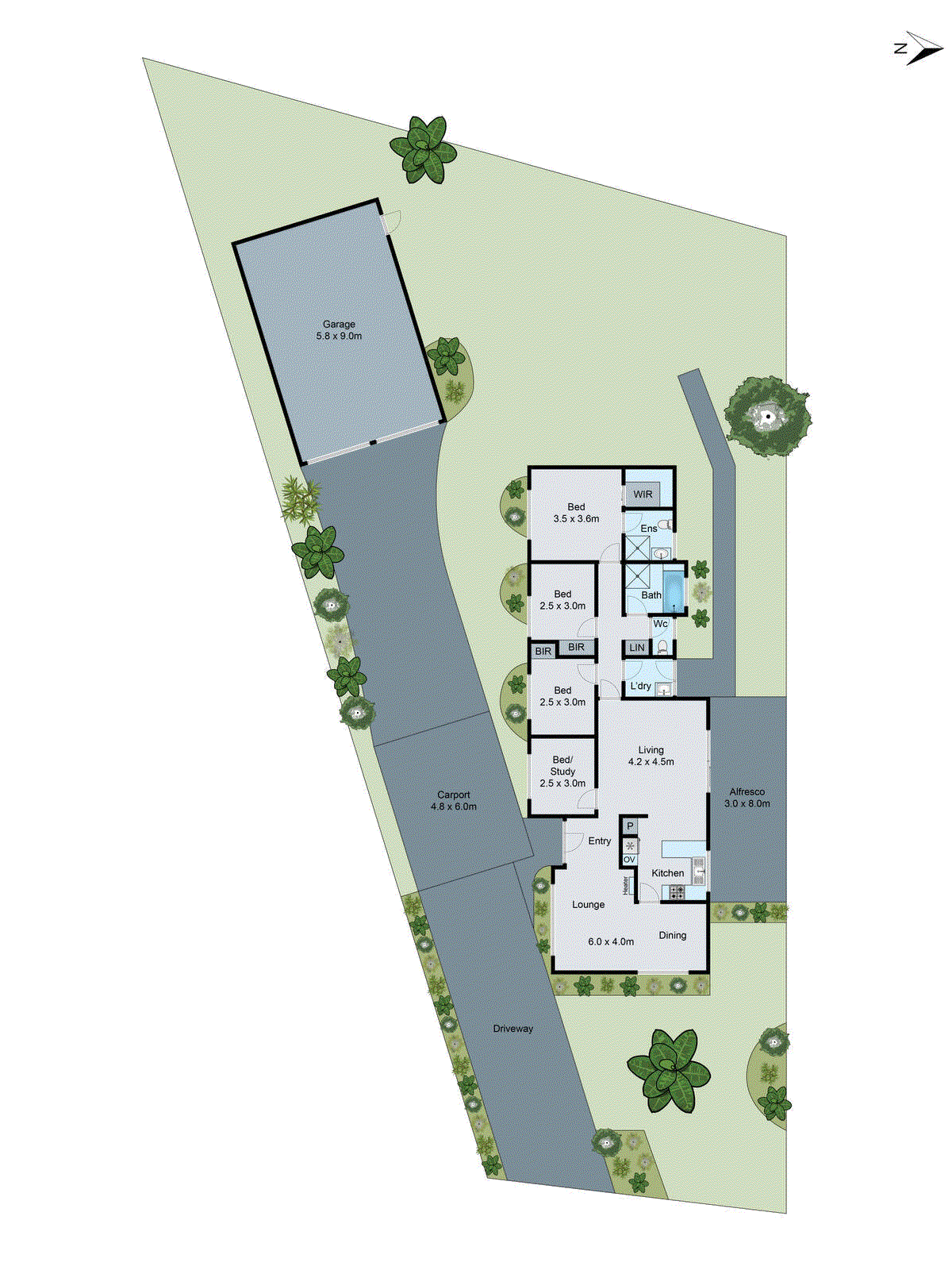 1 Parkgate Lane, Grovedale VIC 3216 - Floorplan