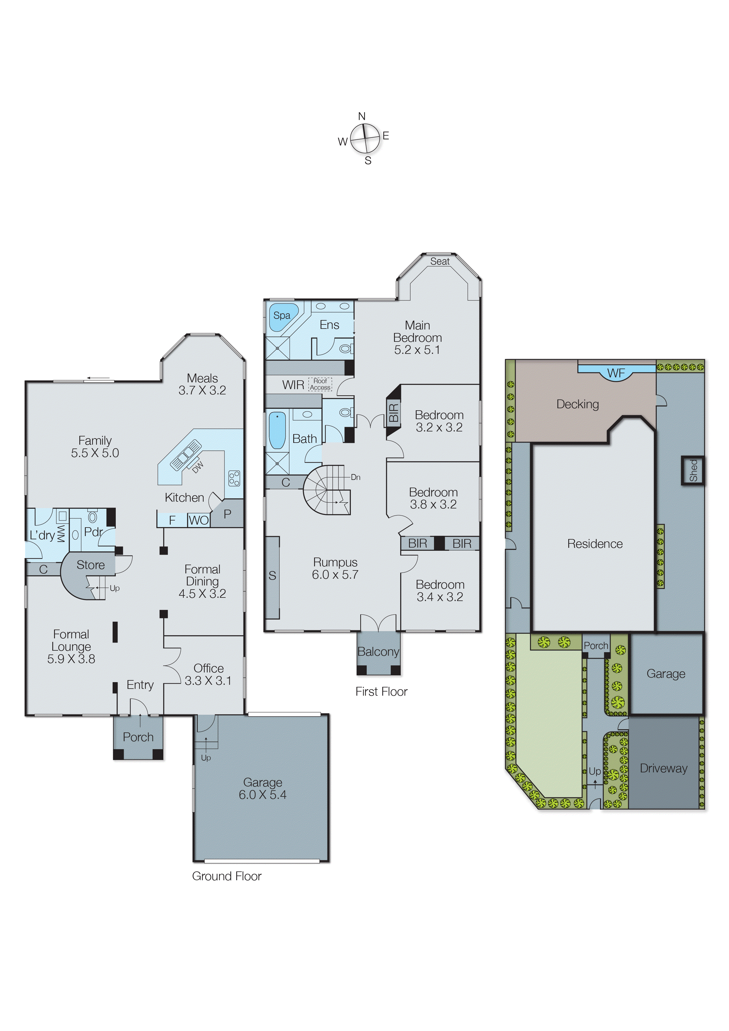 1 Parkview Crescent, Hampton East VIC 3188 - Floorplan