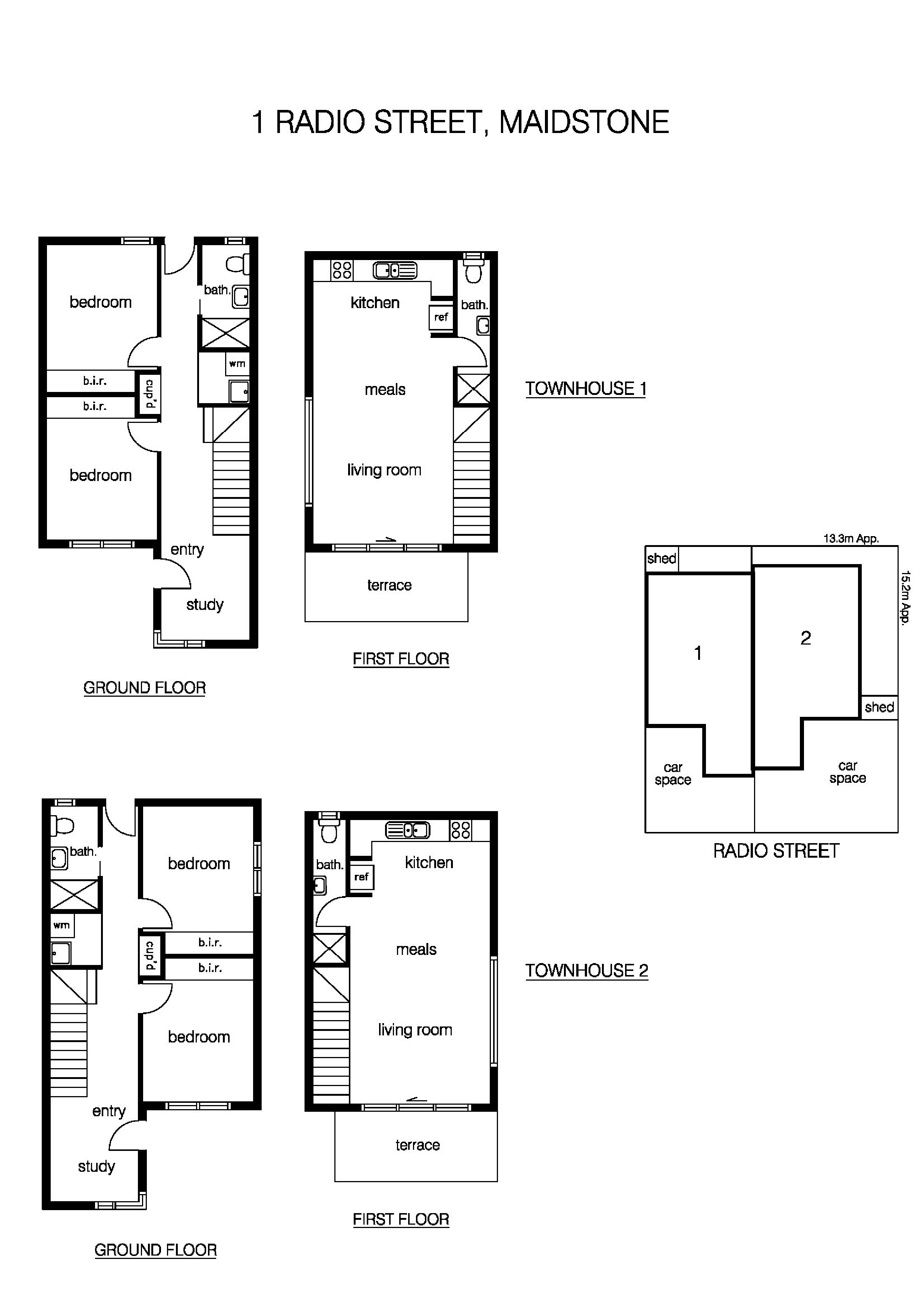 1 Radio Street, MAIDSTONE VIC 3012 - Floorplan