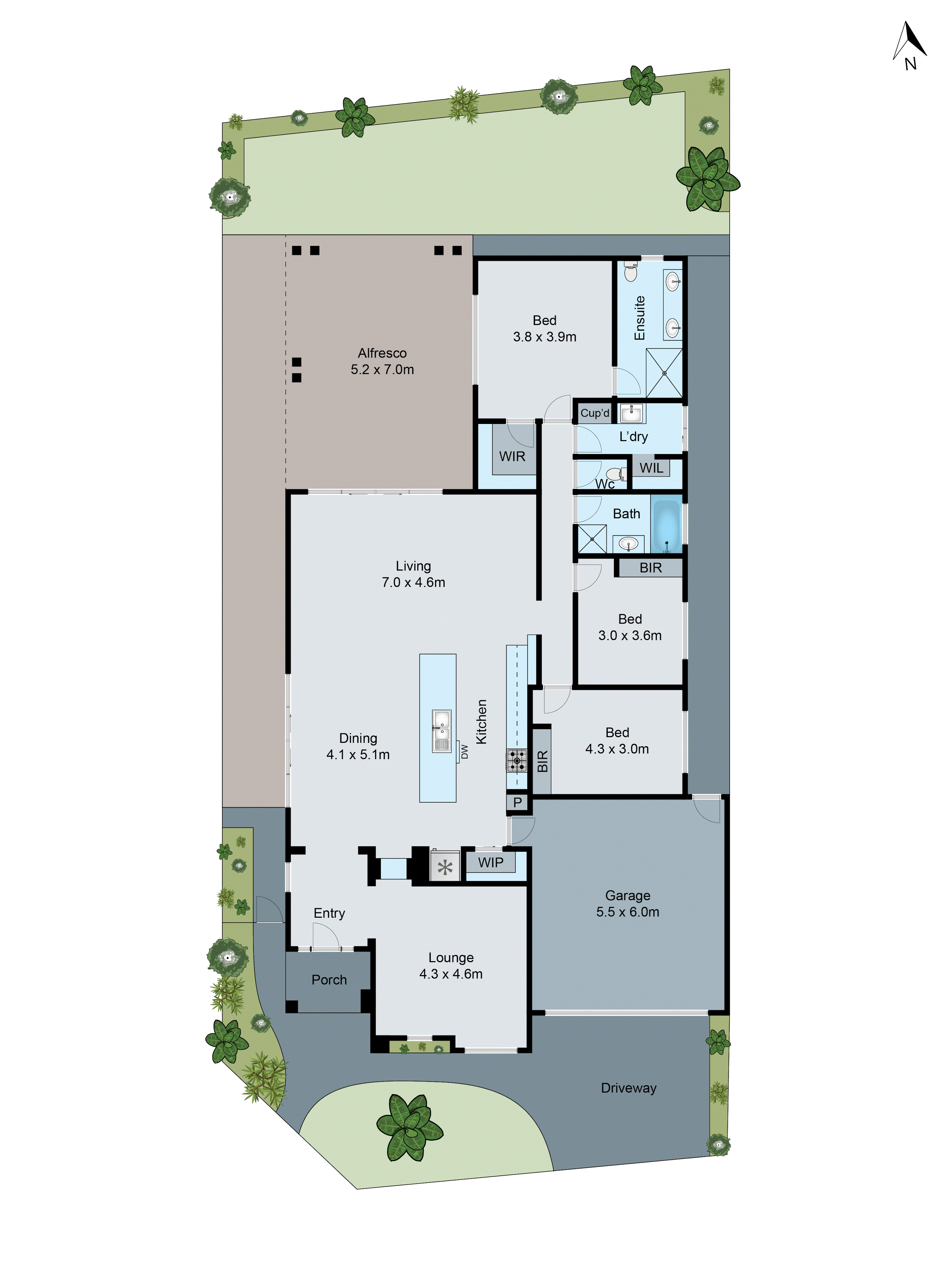 1 Rainford Place, Armstrong Creek VIC 3217 - Floorplan
