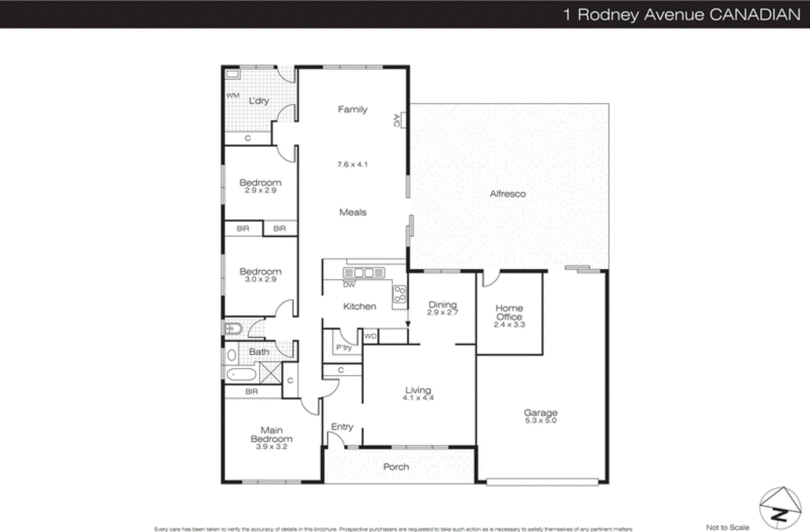 1 Rodney Avenue, Canadian VIC 3350 - Floorplan