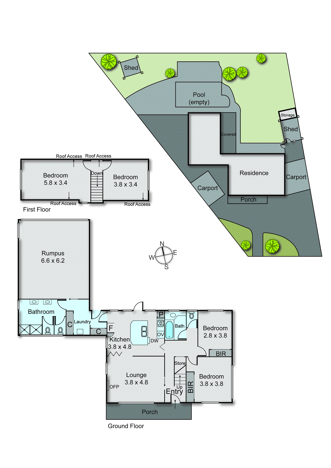 1 Rowans Road, Highett VIC 3190 - Floorplan