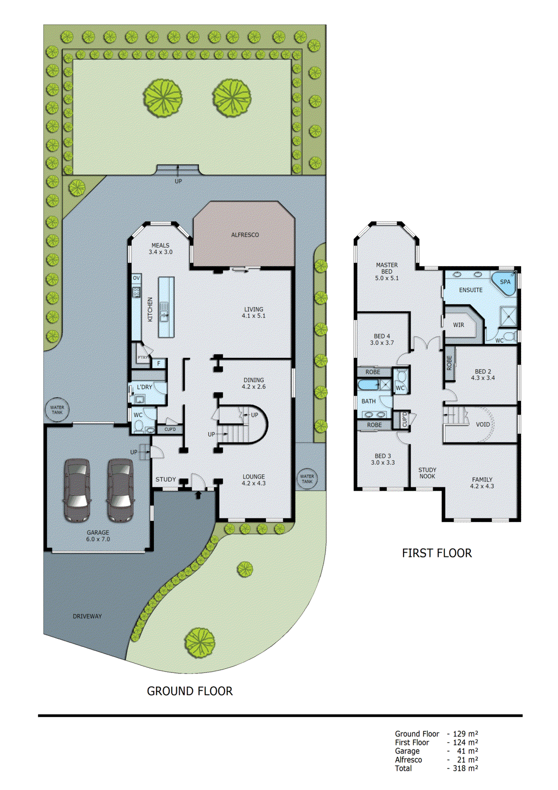 1 Ruby Place, Dingley Village VIC 3172 - Floorplan