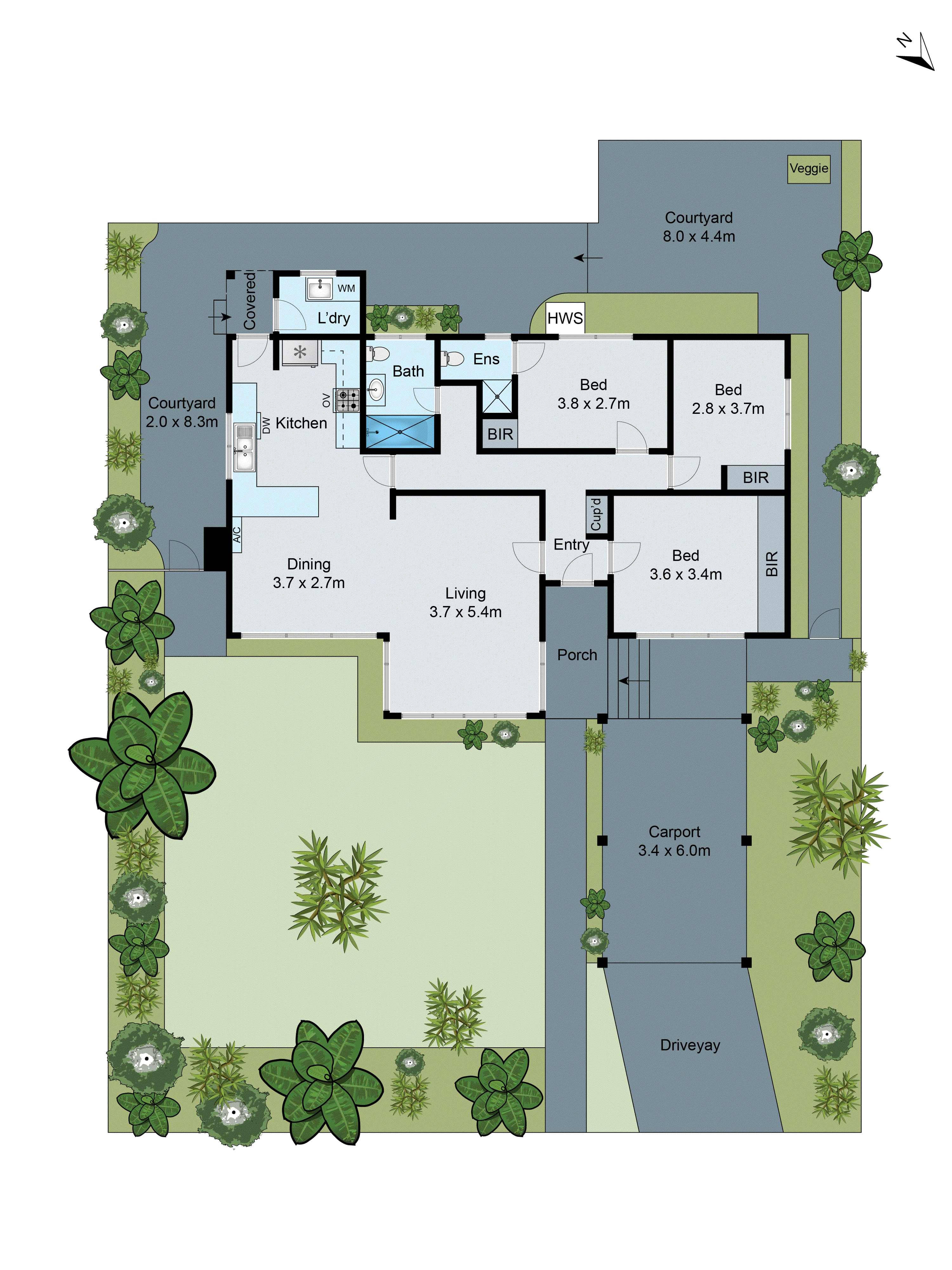 1 Salisbury Court, Heathmont VIC 3135 - Floorplan