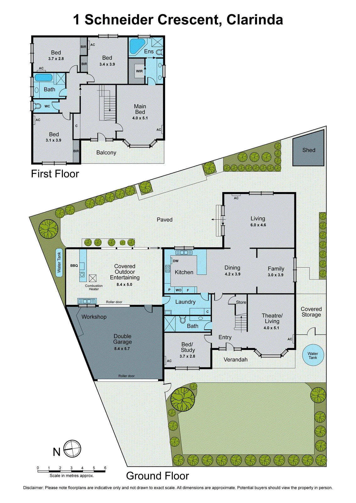 1 Schneider Crescent, Clarinda VIC 3169 - Floorplan