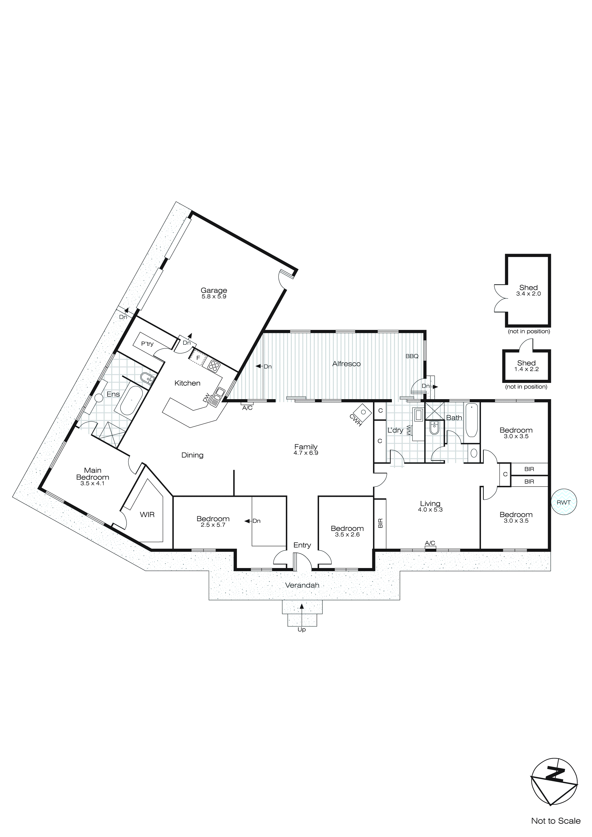 1 Selwyn Street, Miners Rest VIC 3352 - Floorplan