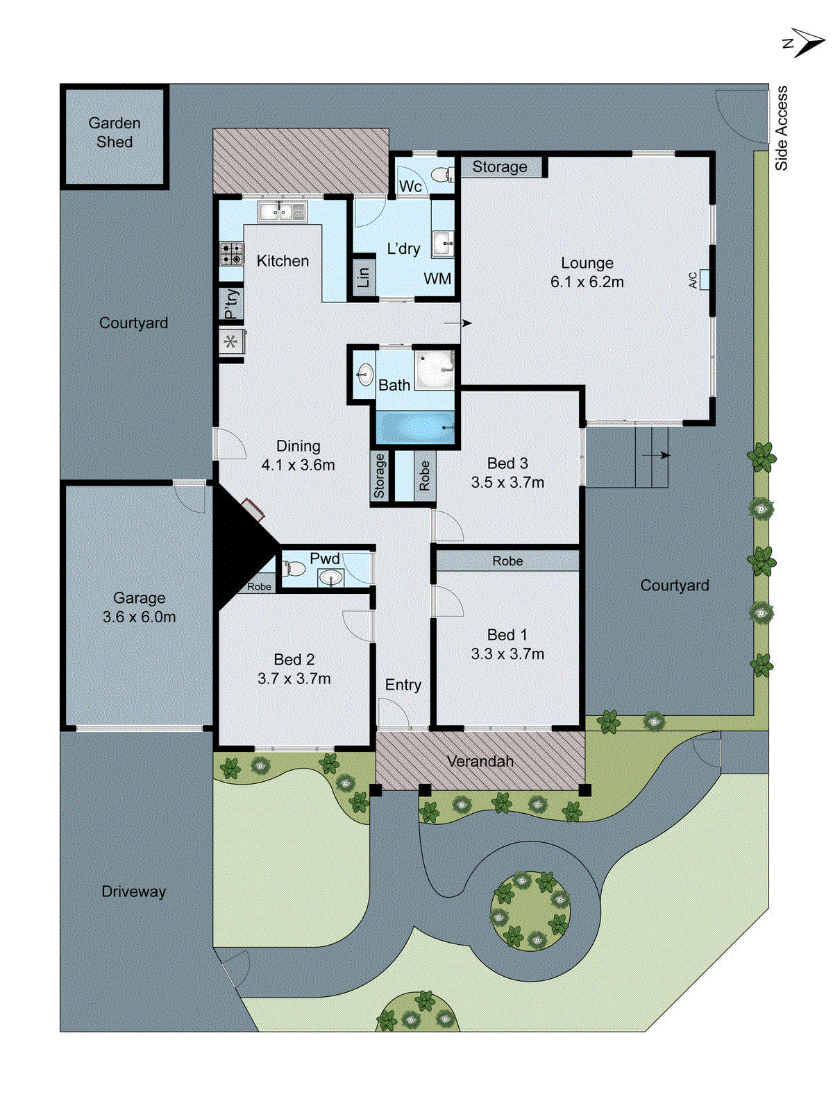 1 Shannon Avenue, Hamlyn Heights VIC 3215 - Floorplan