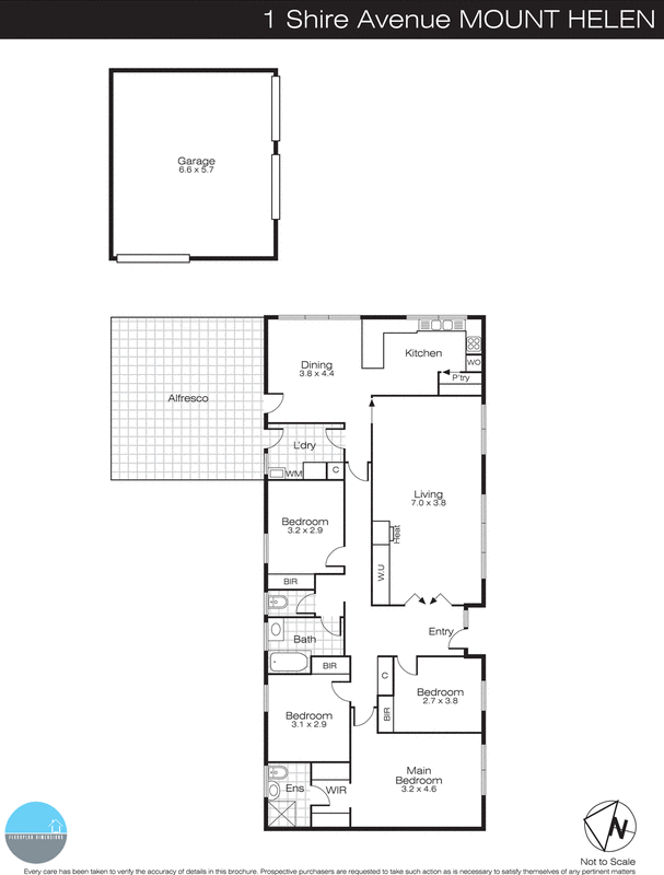 1 Shire Avenue, Mount Helen VIC 3350 - Floorplan